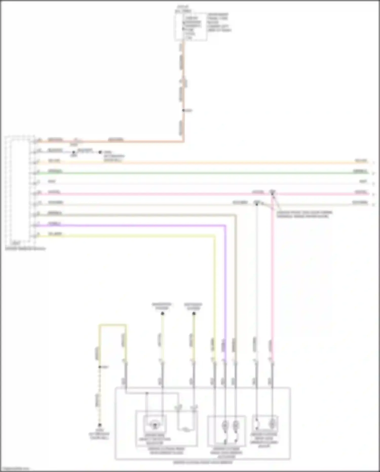 Trax Chevrolet II (2023-2024): Power mirrors circuit (1 of 2)