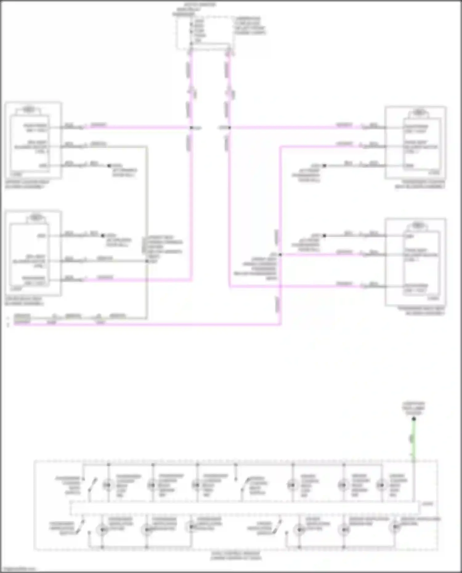 Trax Chevrolet II (2023-2024): Heated seats circuit (2 of 2)