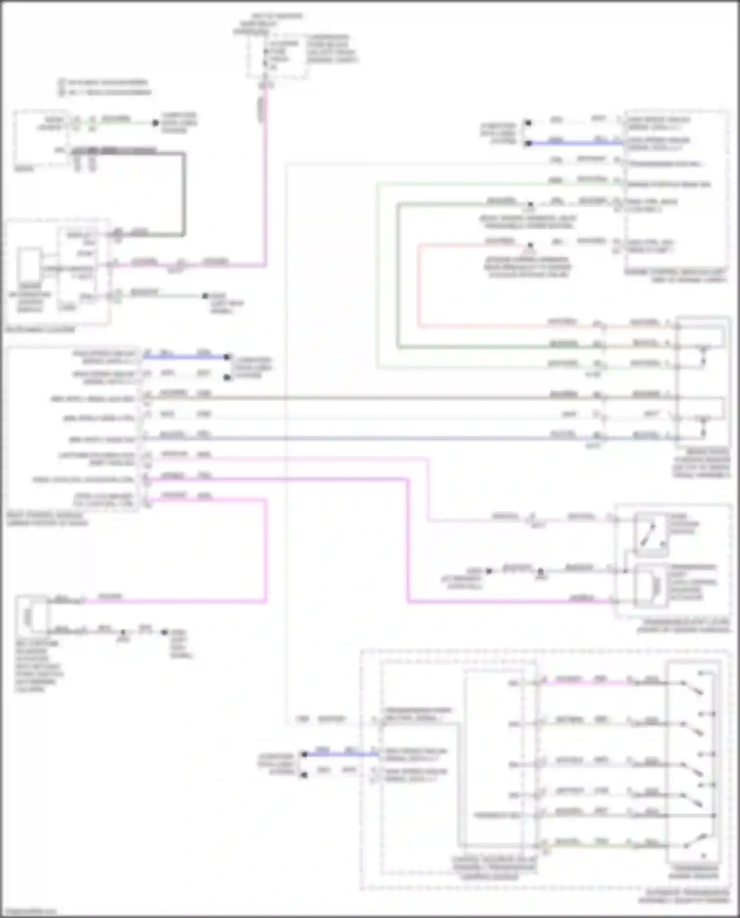 Trax Chevrolet II (2023-2024): Shift interlock circuit