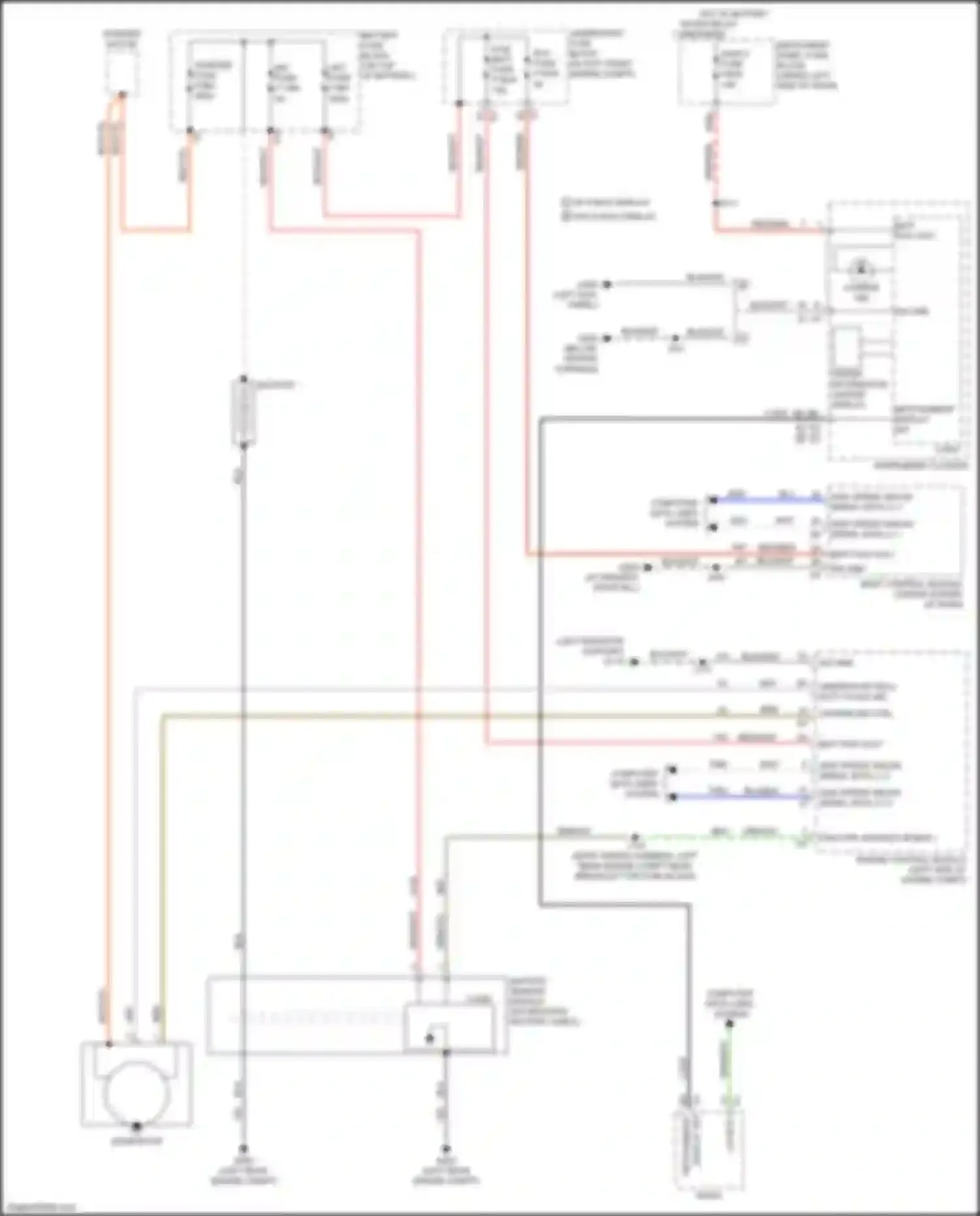 Trax Chevrolet II (2023-2024): Charging circuit