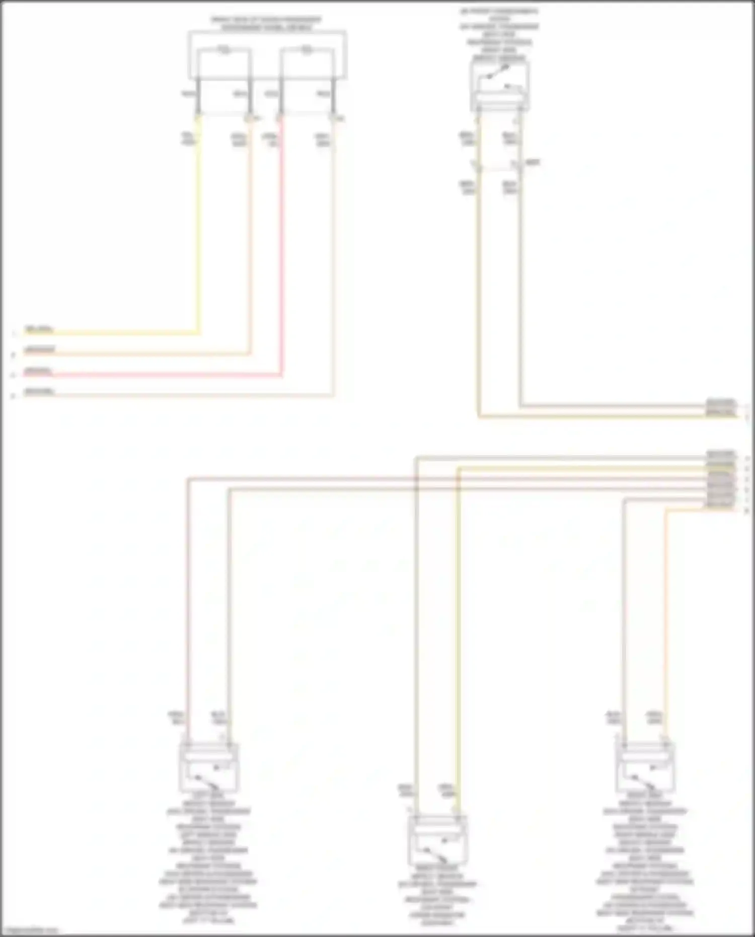 Trax Chevrolet II (2023-2024): Supplemental restraints circuit (2 of 4)