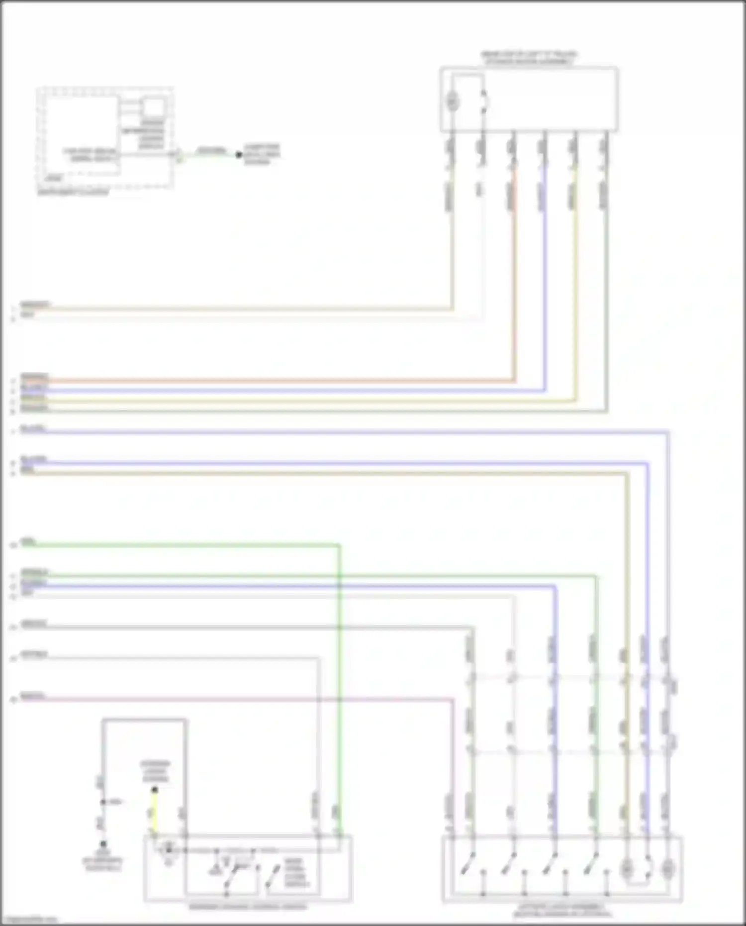 Trax Chevrolet II (2023-2024): Power liftgate circuit (2 of 2)