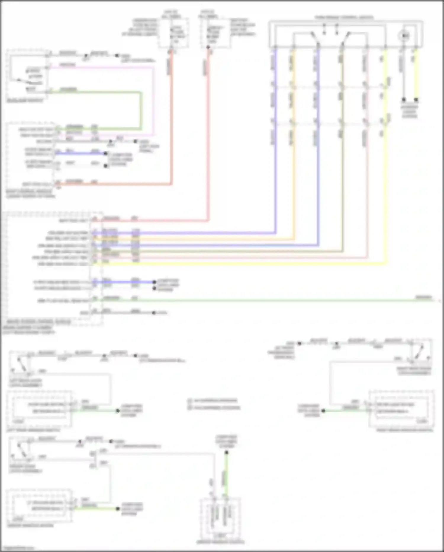 Trax Chevrolet II (2023-2024): Warning systems circuit (1 of 2)