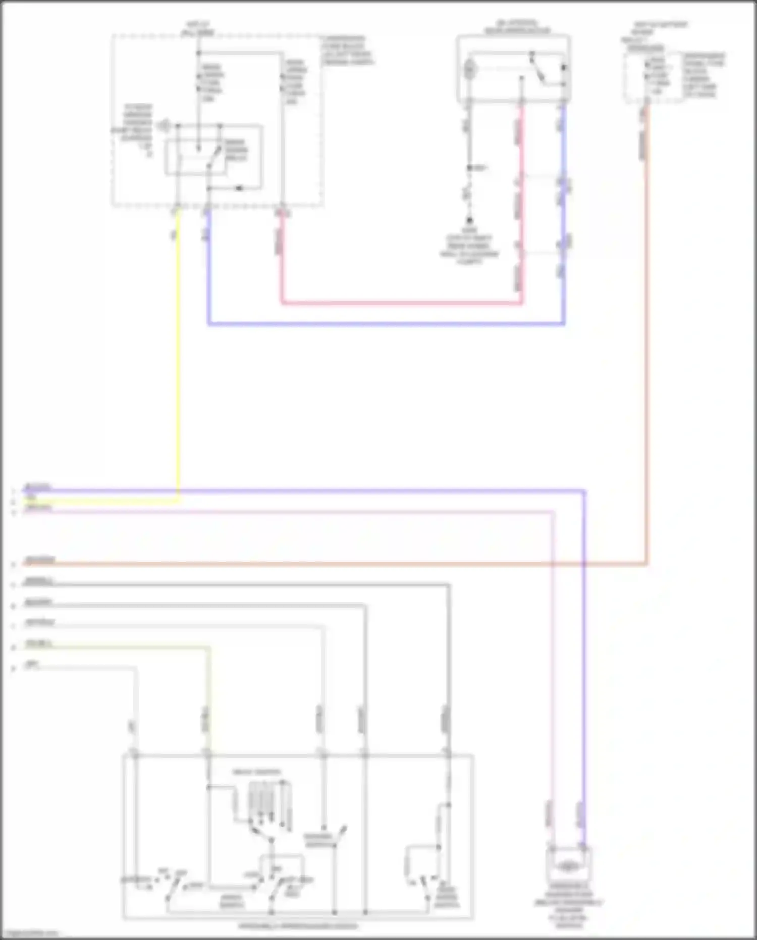 Trax Chevrolet II (2023-2024): Wiper/washer circuit (2 of 2)