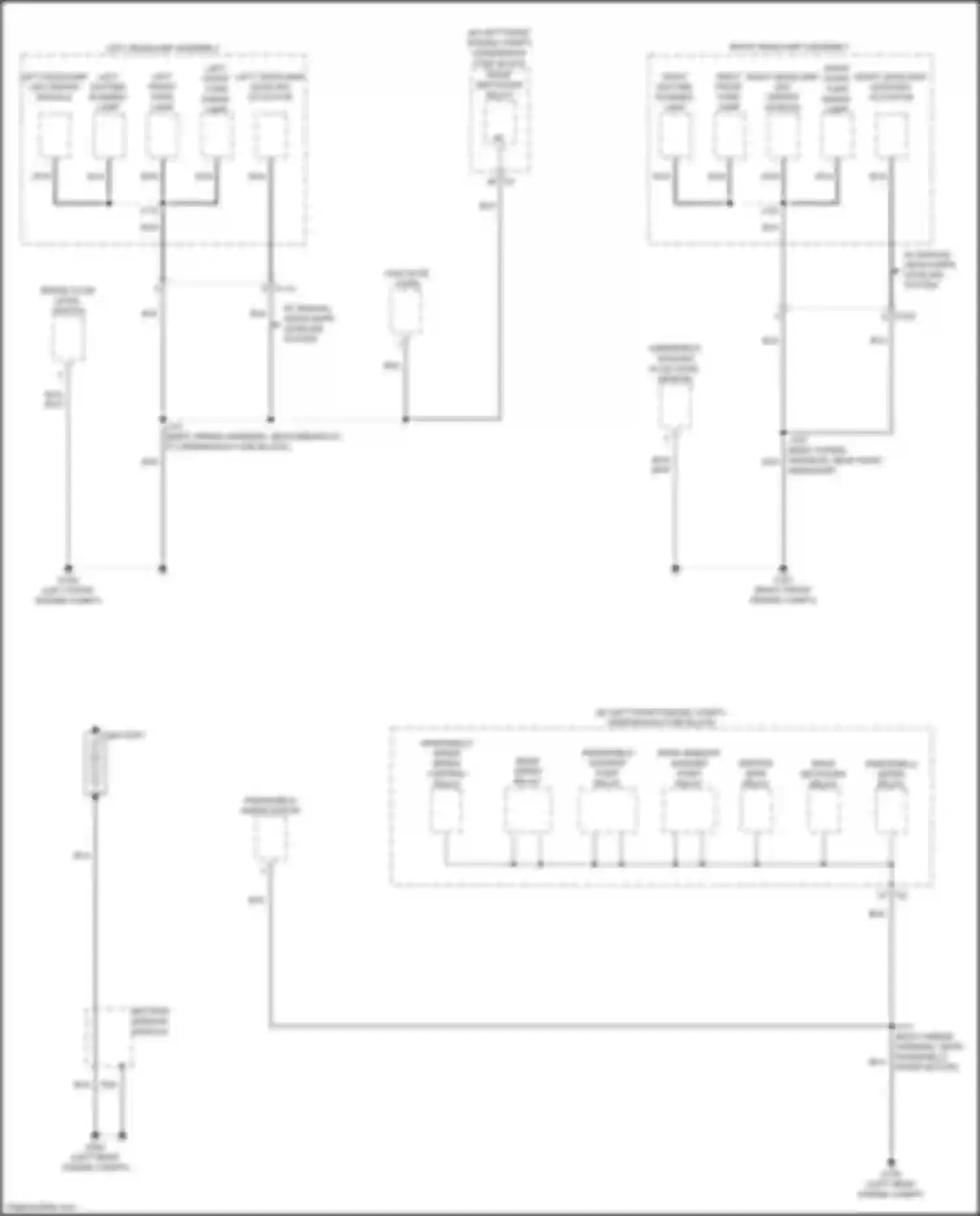 Wiring diagram brake fluid level switch for Chevrolet Trax II (2023-2024) (2 of 5)