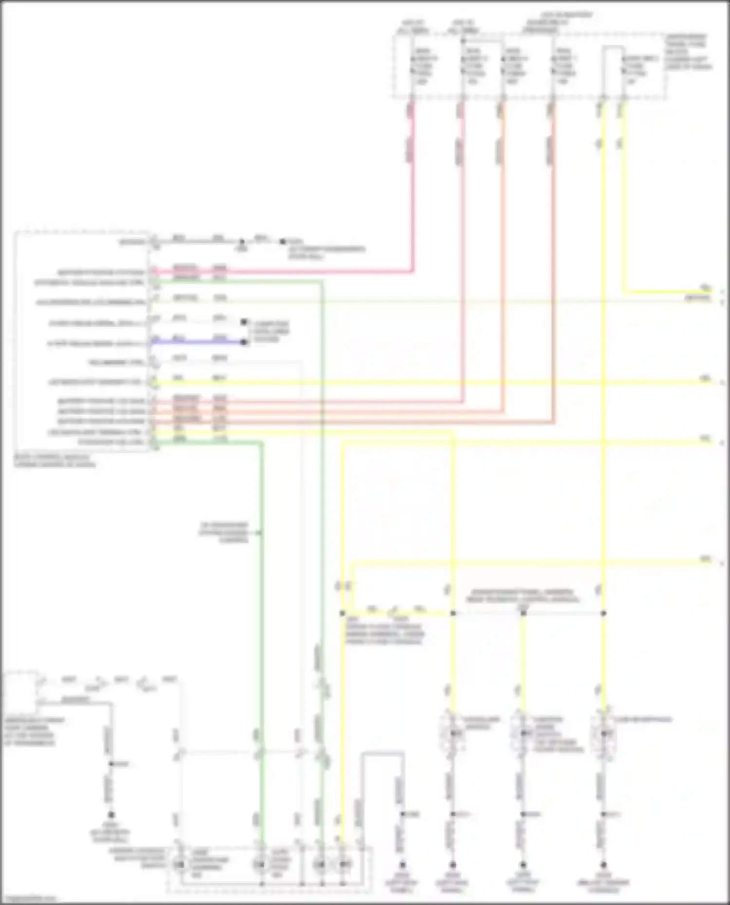 Wiring diagram headlamp switch for Chevrolet Trax II (2023-2024) (4 of 5)