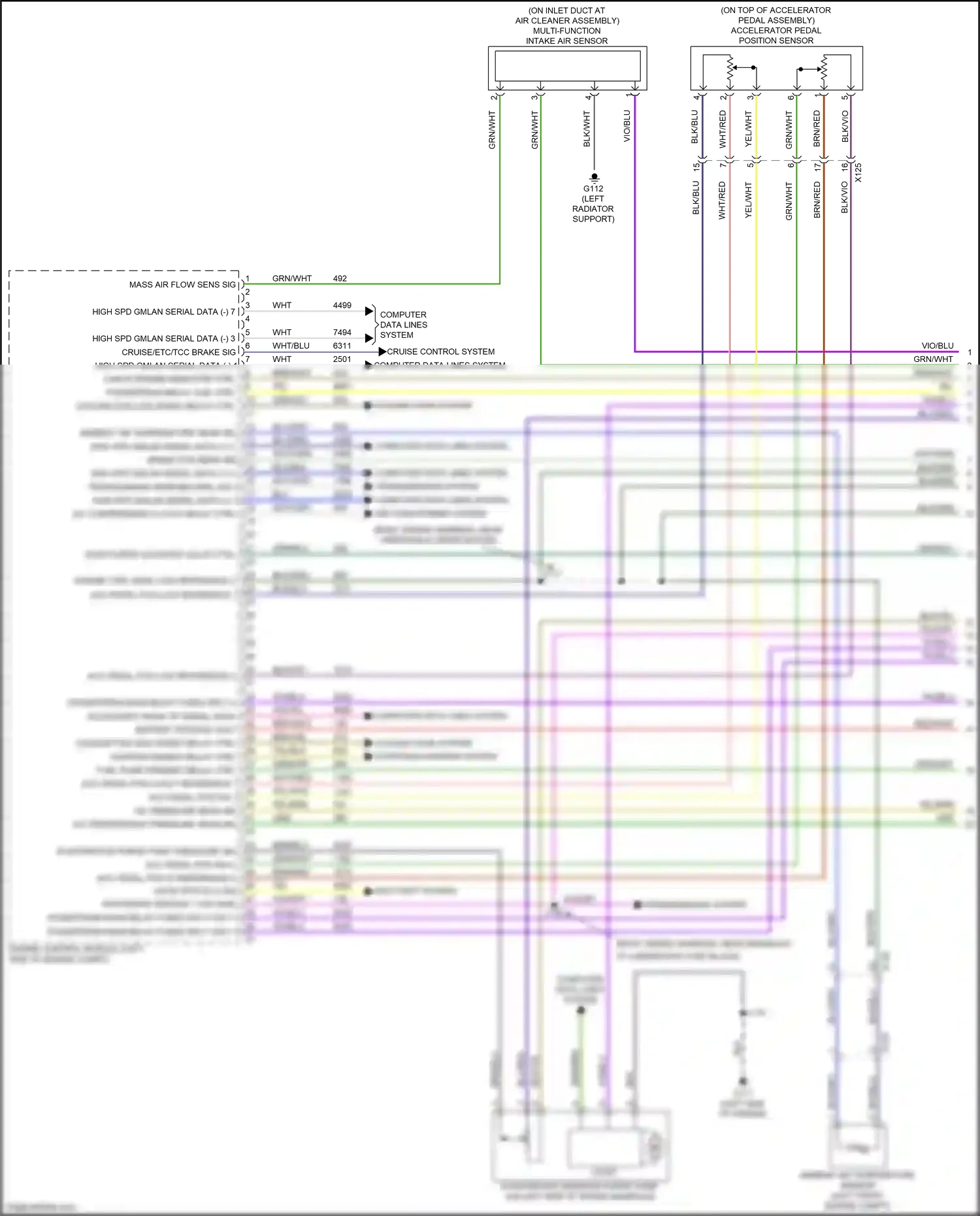 Chevrolet Trax II (2023-2024) (left front engine compt) wiring diagram  (14 of 14)