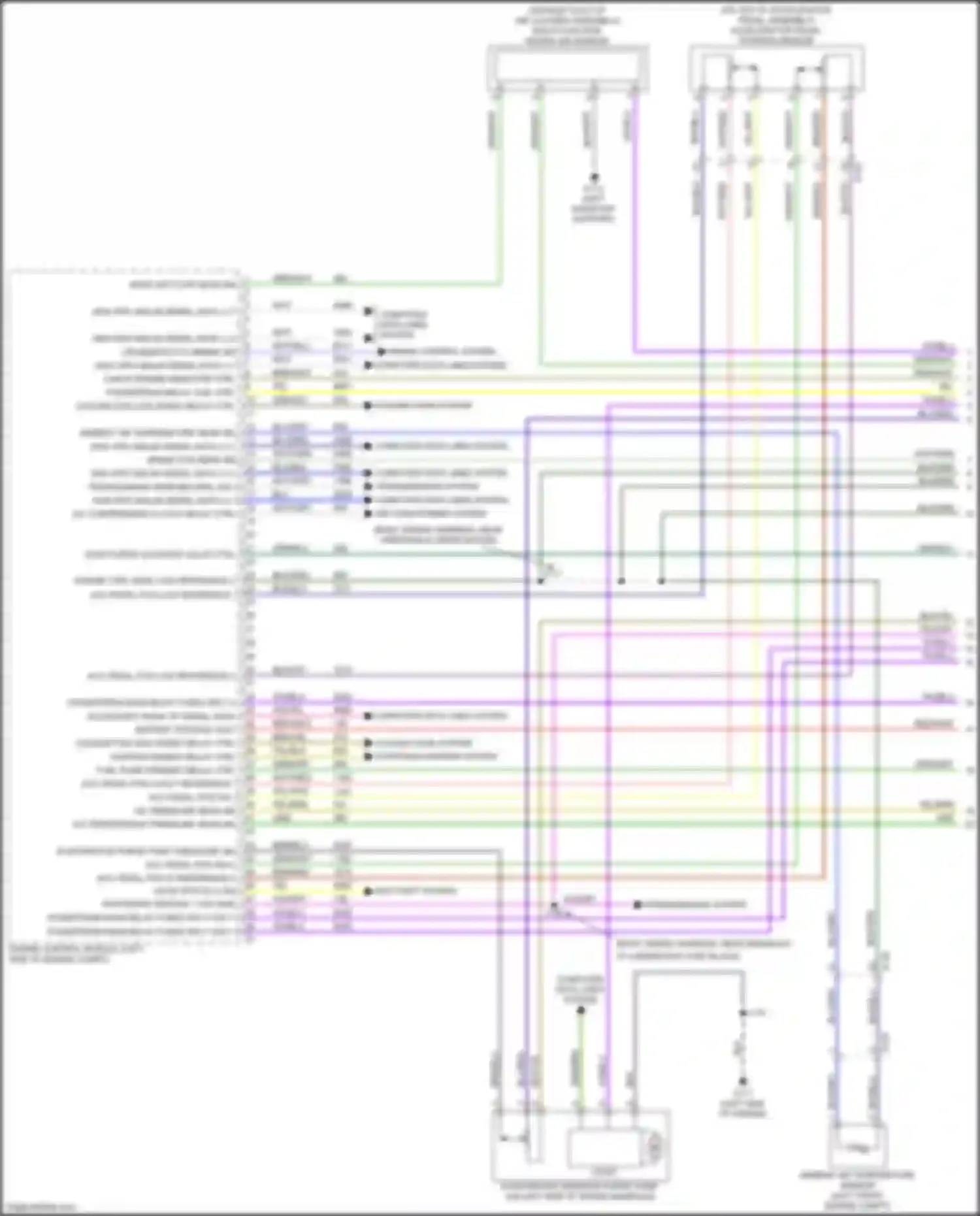 Wiring diagram mass air flow sens sig for Chevrolet Trax II (2023-2024) (1 of 1)
