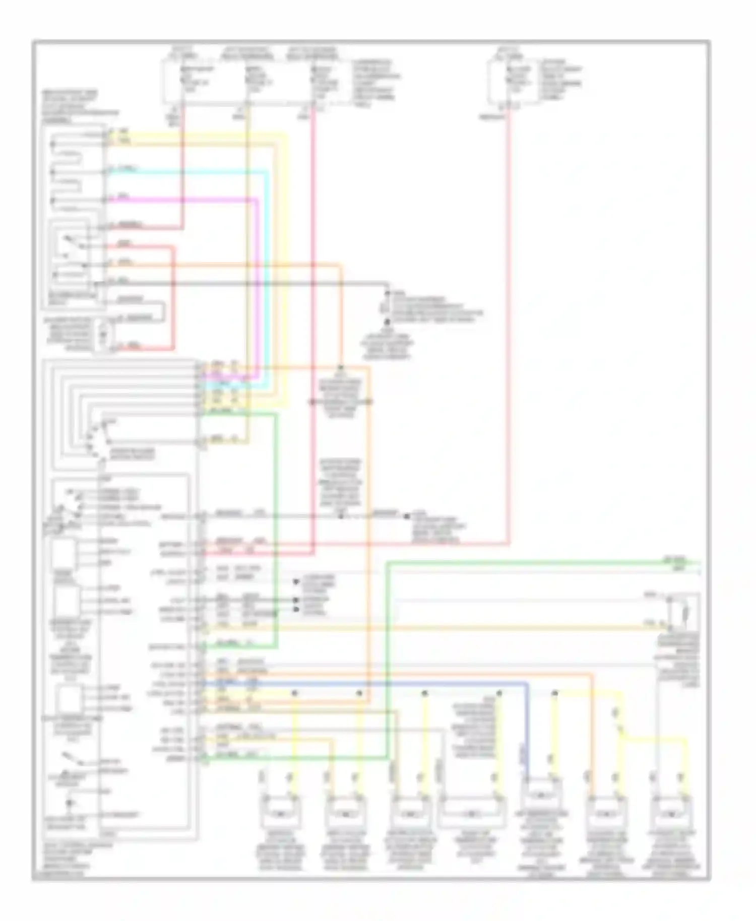 Uplander Chevrolet I (2004-2008): Manual a/c circuit (1 of 2)