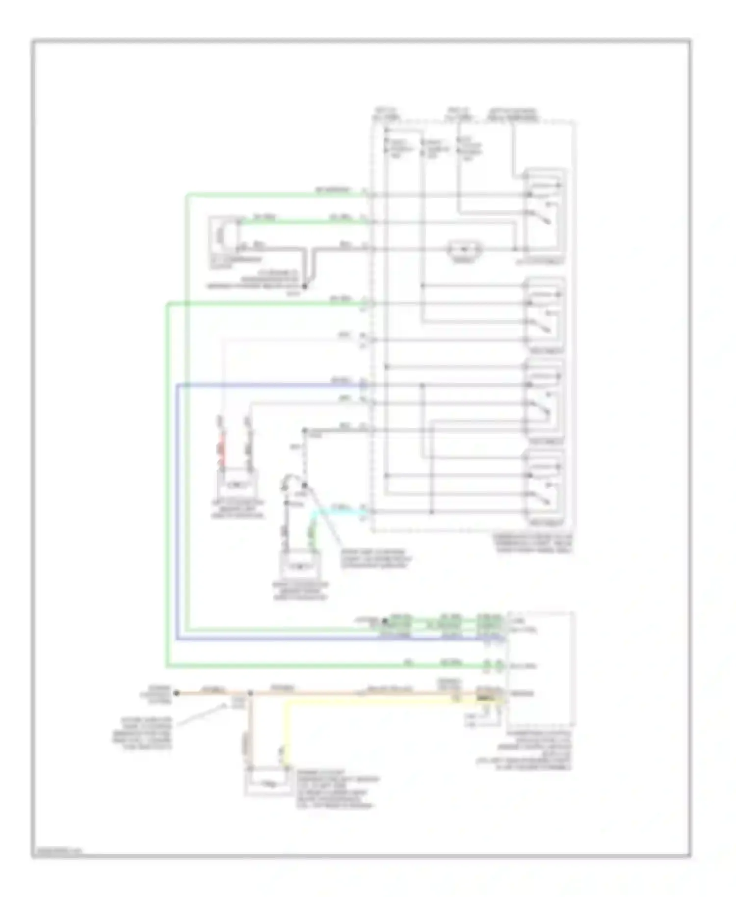 Uplander Chevrolet I (2004-2008): Cooling fan circuit