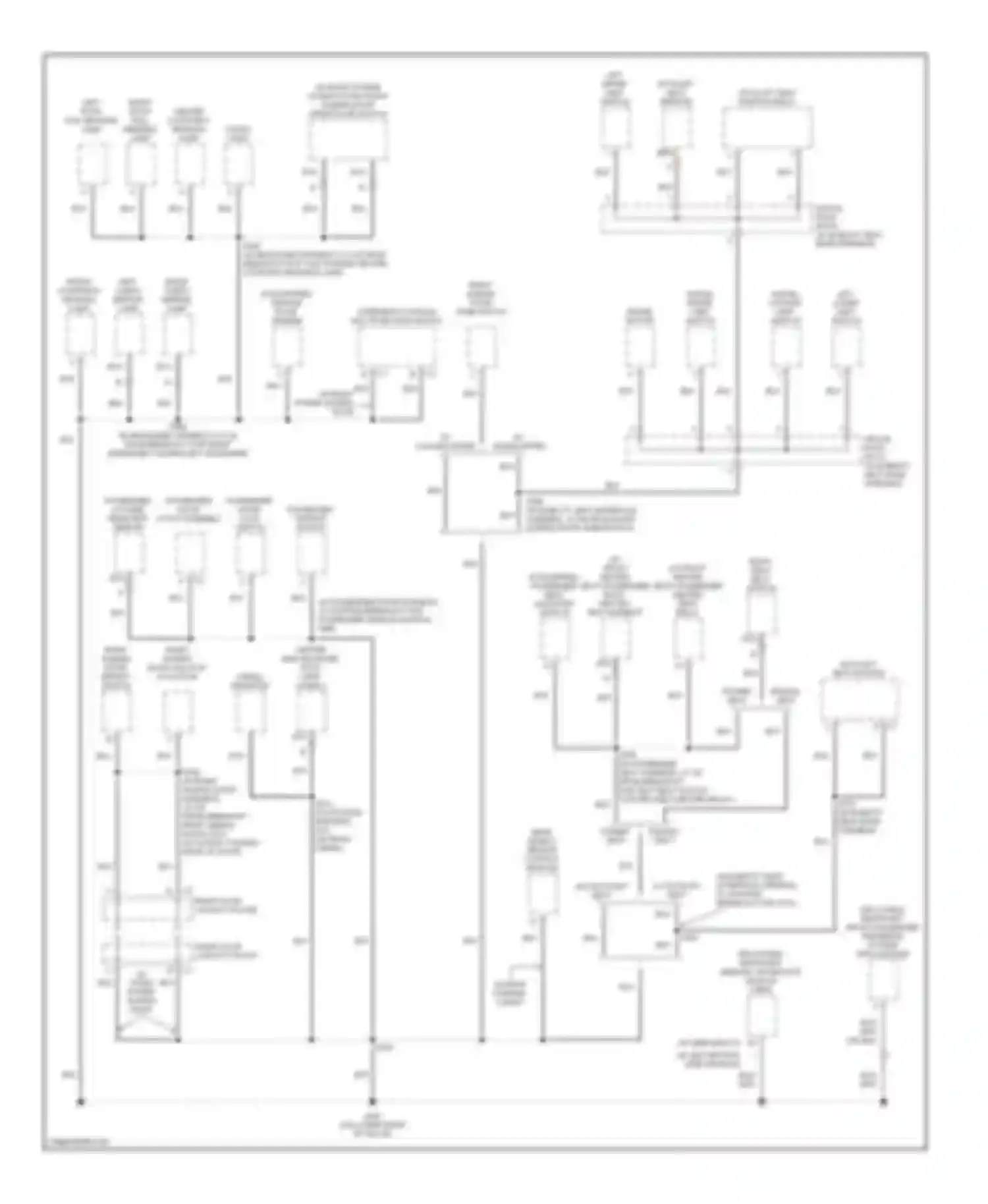 Uplander Chevrolet I (2004-2008): Ground distribution circuit (4 of 4)
