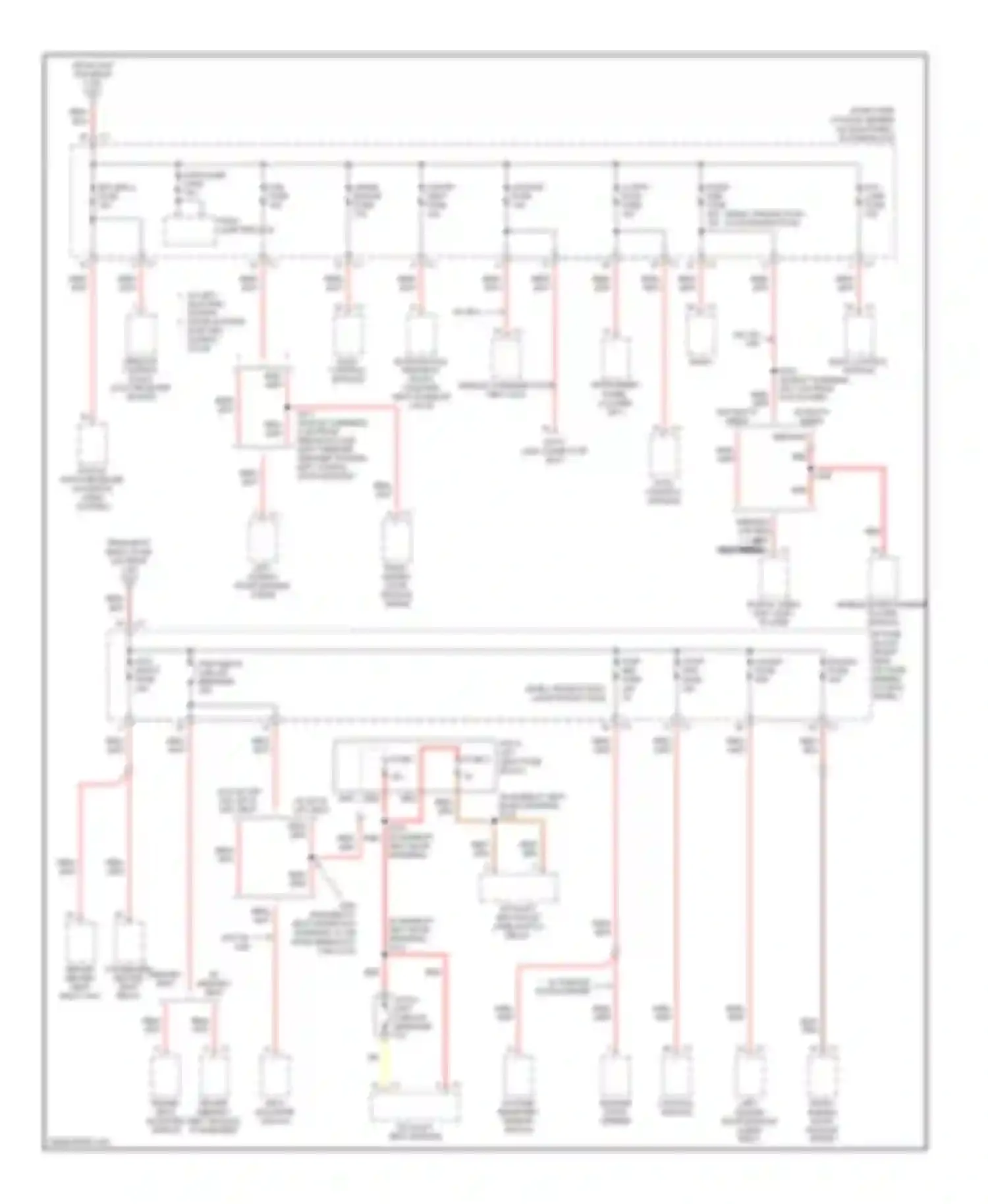 Uplander Chevrolet I (2004-2008): Power distribution circuit (3 of 4)
