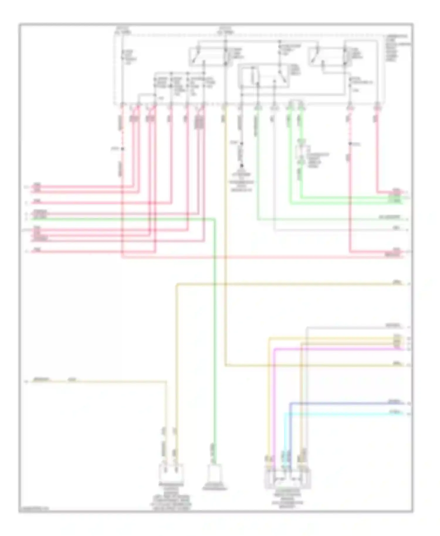 Wiring diagram automatic transmission for Chevrolet Uplander I (2004-2008) (8 of 8)