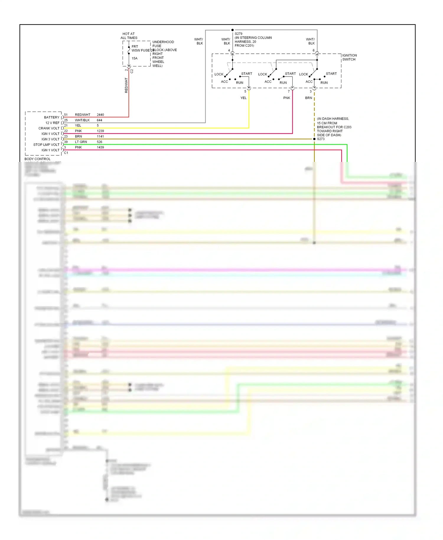 Chevrolet Uplander I (2004-2008) brn wiring diagram  (32 of 39)
