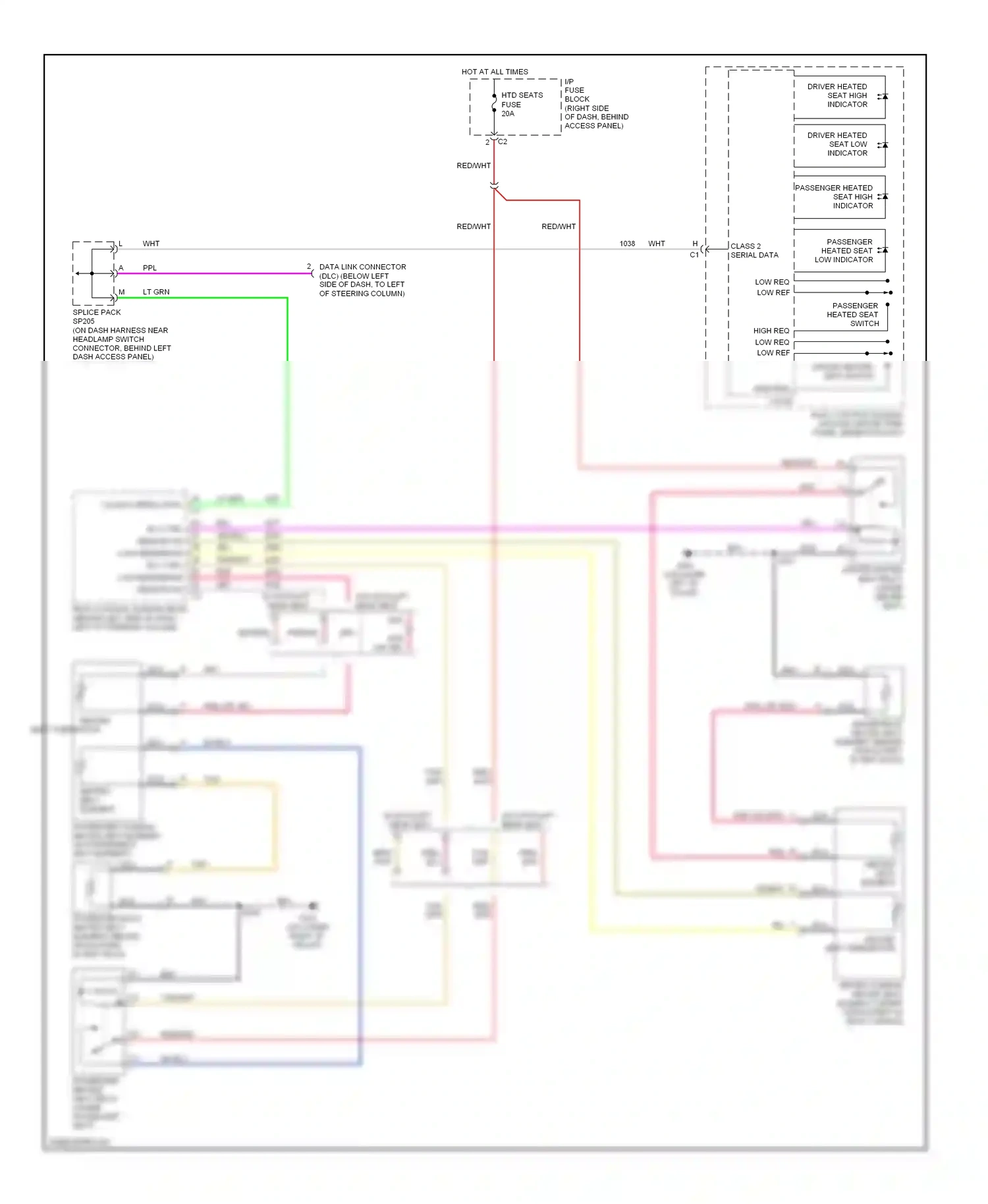 Chevrolet Uplander I (2004-2008) brn wiring diagram  (22 of 39)