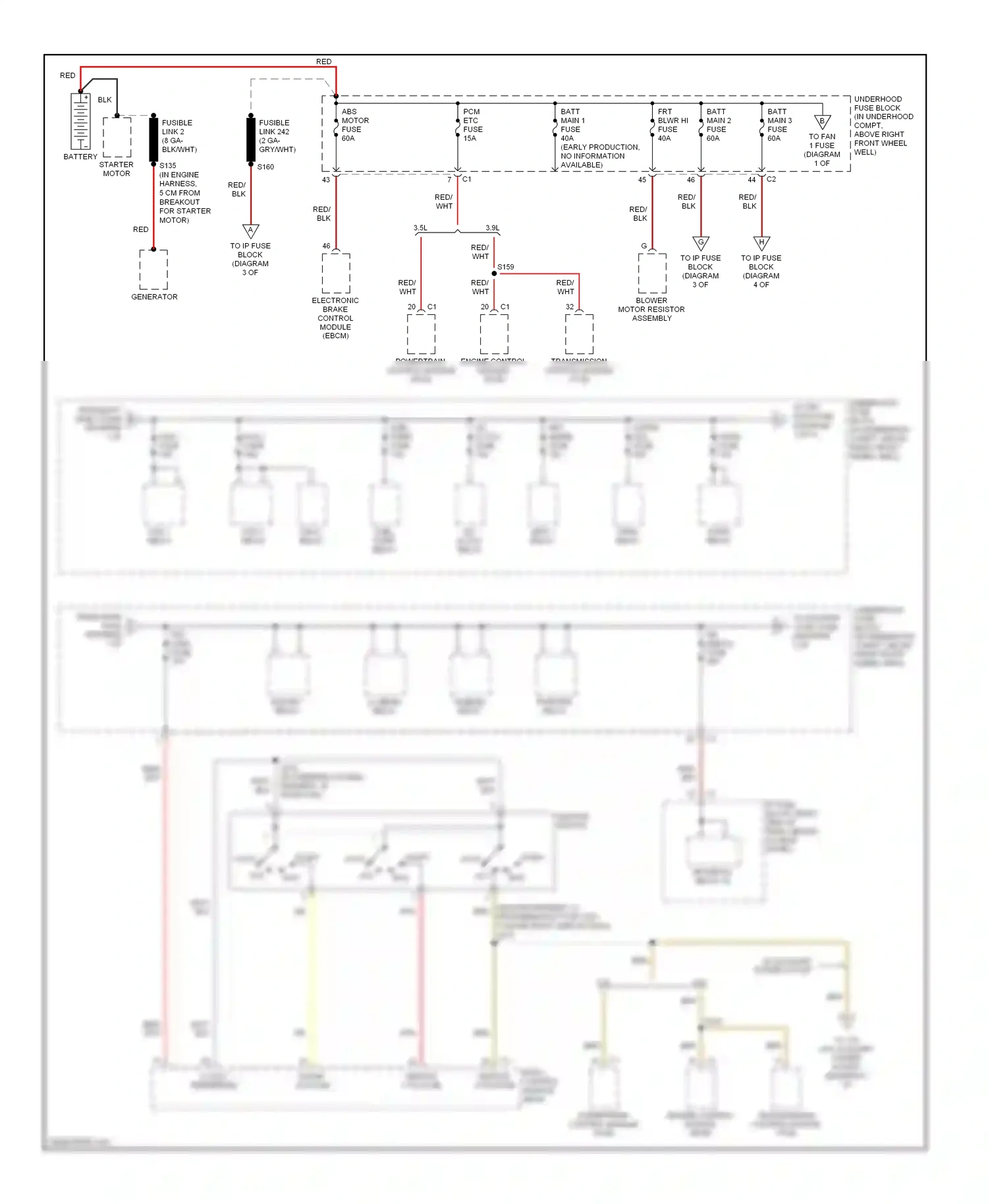 Chevrolet Uplander I (2004-2008) brn wiring diagram  (24 of 39)