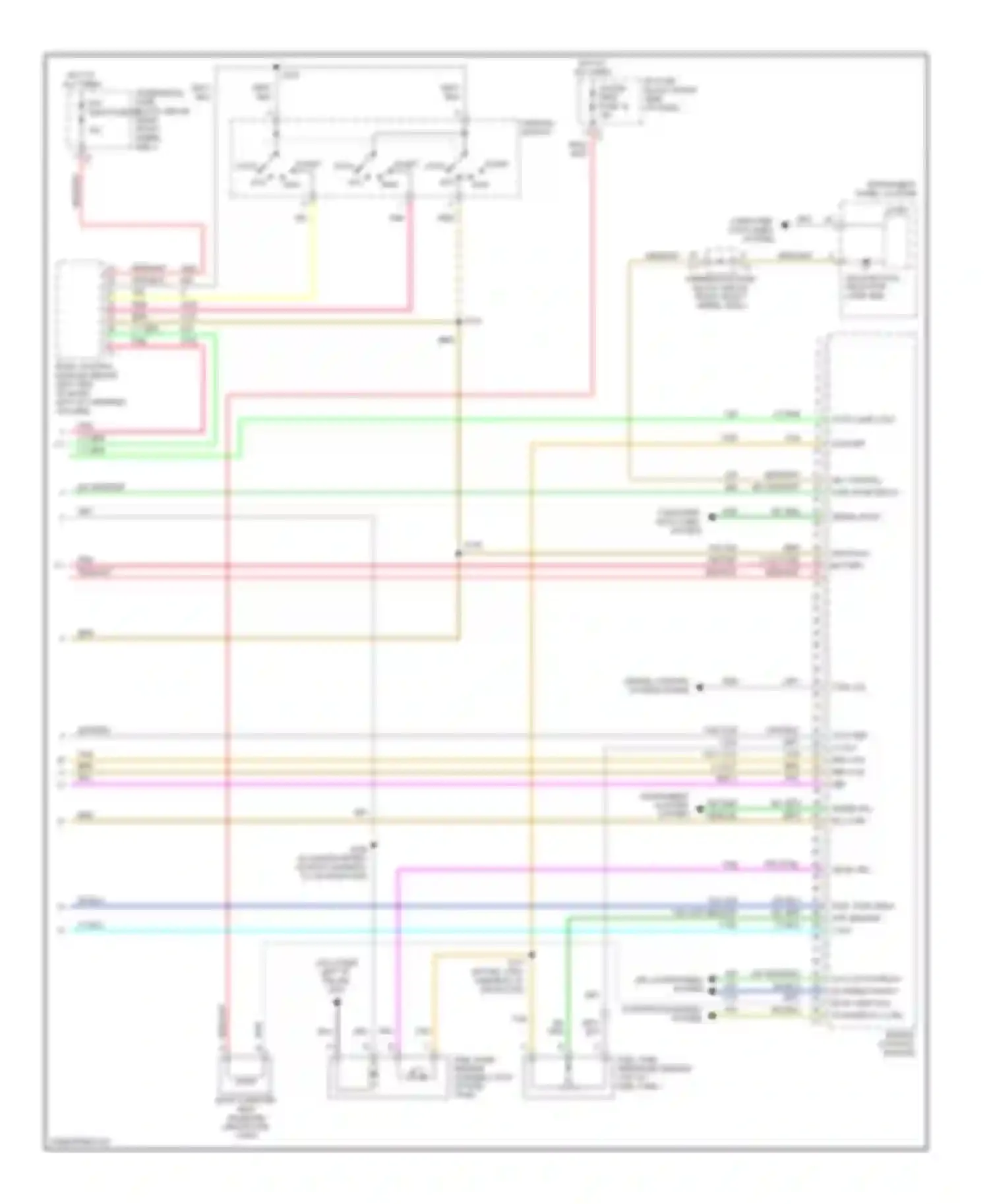 Wiring diagram cnstr/ vent fuse 19 for Chevrolet Uplander I (2004-2008) (2 of 2)