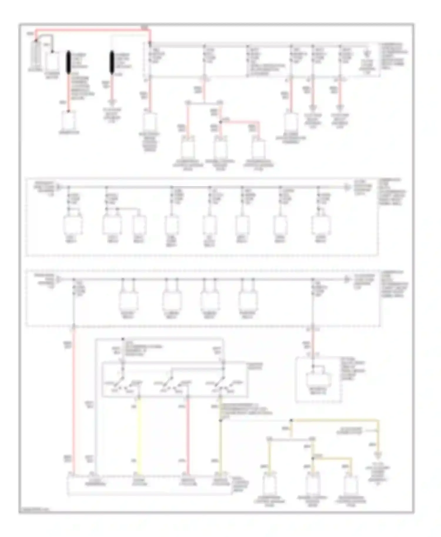Wiring diagram crnk relay for Chevrolet Uplander I (2004-2008) (1 of 2)