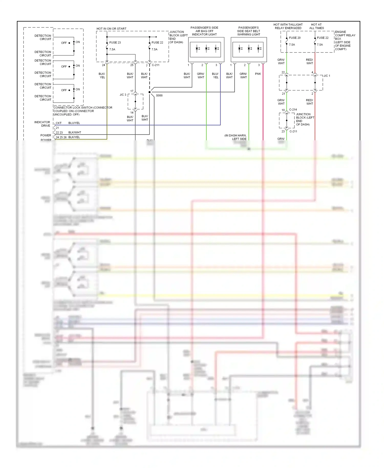 Chevrolet Uplander I (2004-2008) data wiring diagram  (1 of 1)