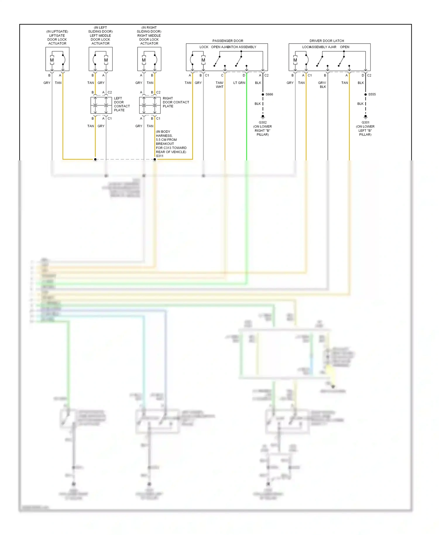 Chevrolet Uplander I (2004-2008) dk grn wiring diagram  (7 of 49)