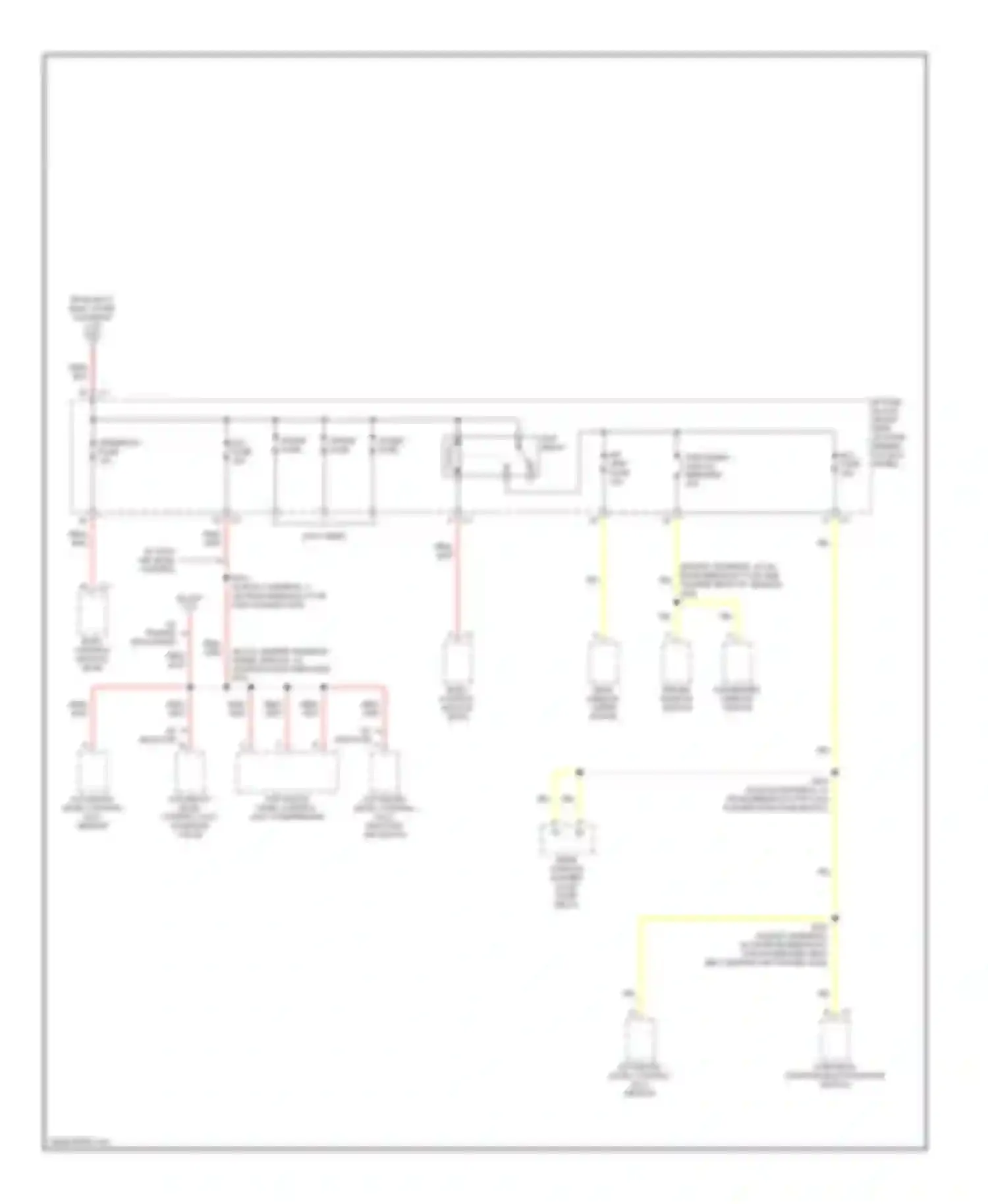 Wiring diagram toward dash fuse block) for Chevrolet Uplander I (2004-2008)