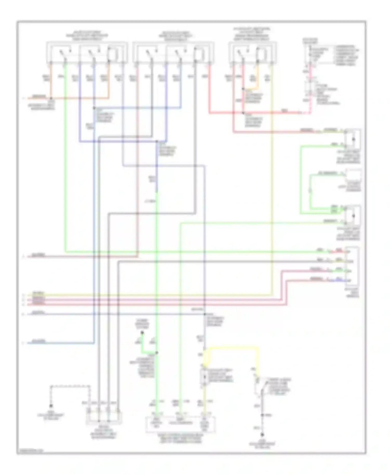 Wiring diagram grn/red for Chevrolet Uplander I (2004-2008) (1 of 1)