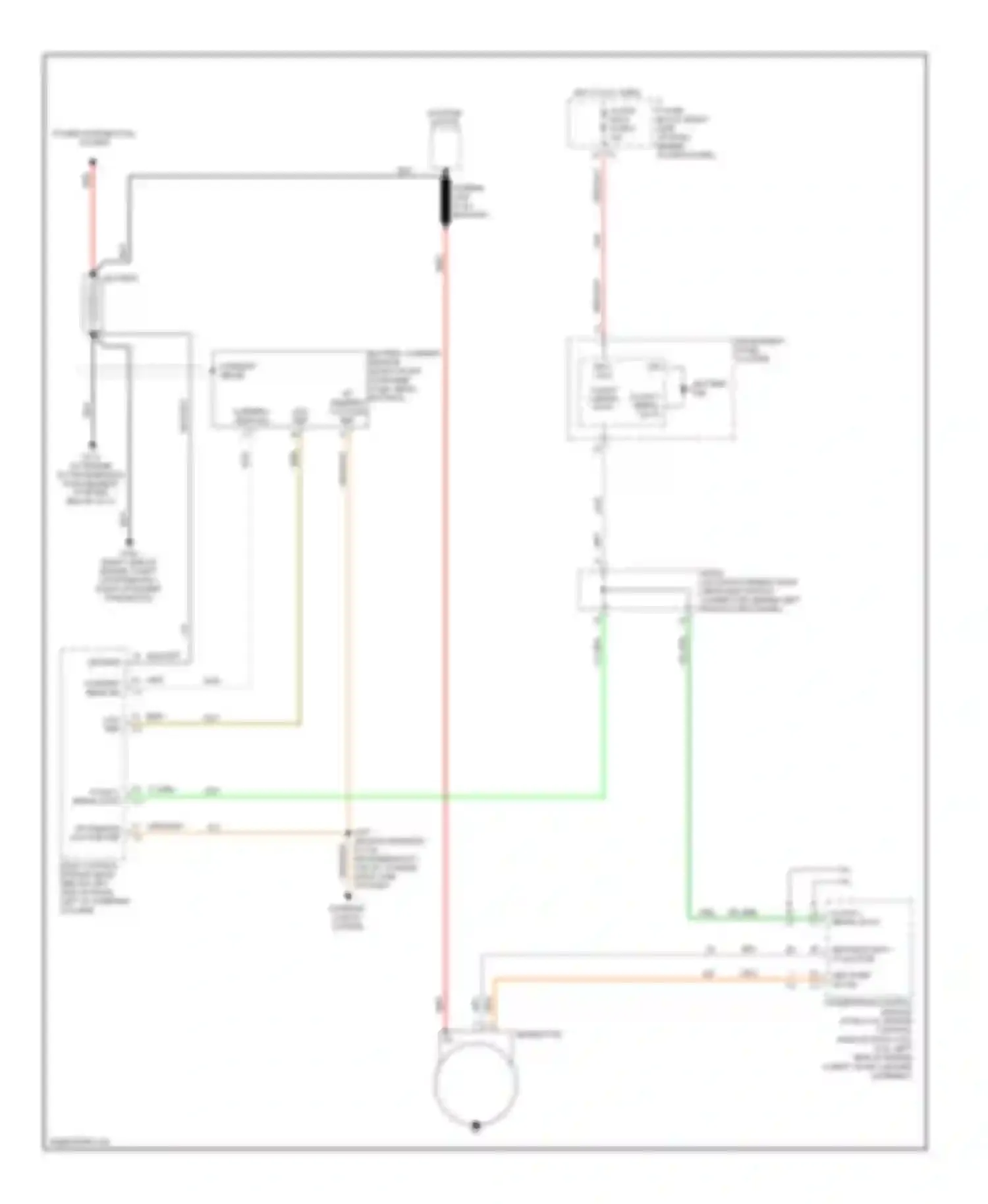 Wiring diagram battery ind class 2 serial data for Chevrolet Uplander I (2004-2008)