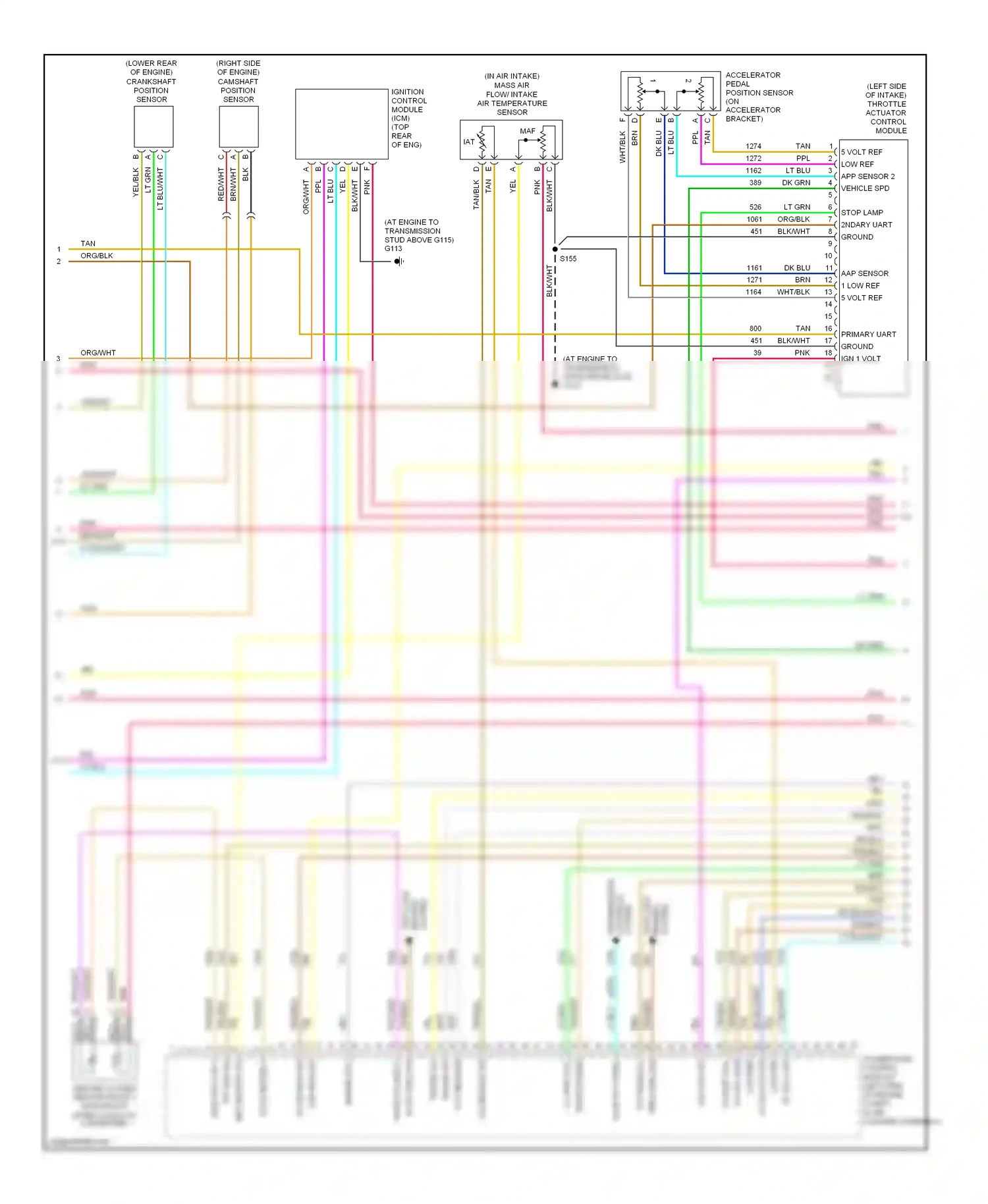 Chevrolet Uplander I (2004-2008) pc sol high wiring diagram  (3 of 3)