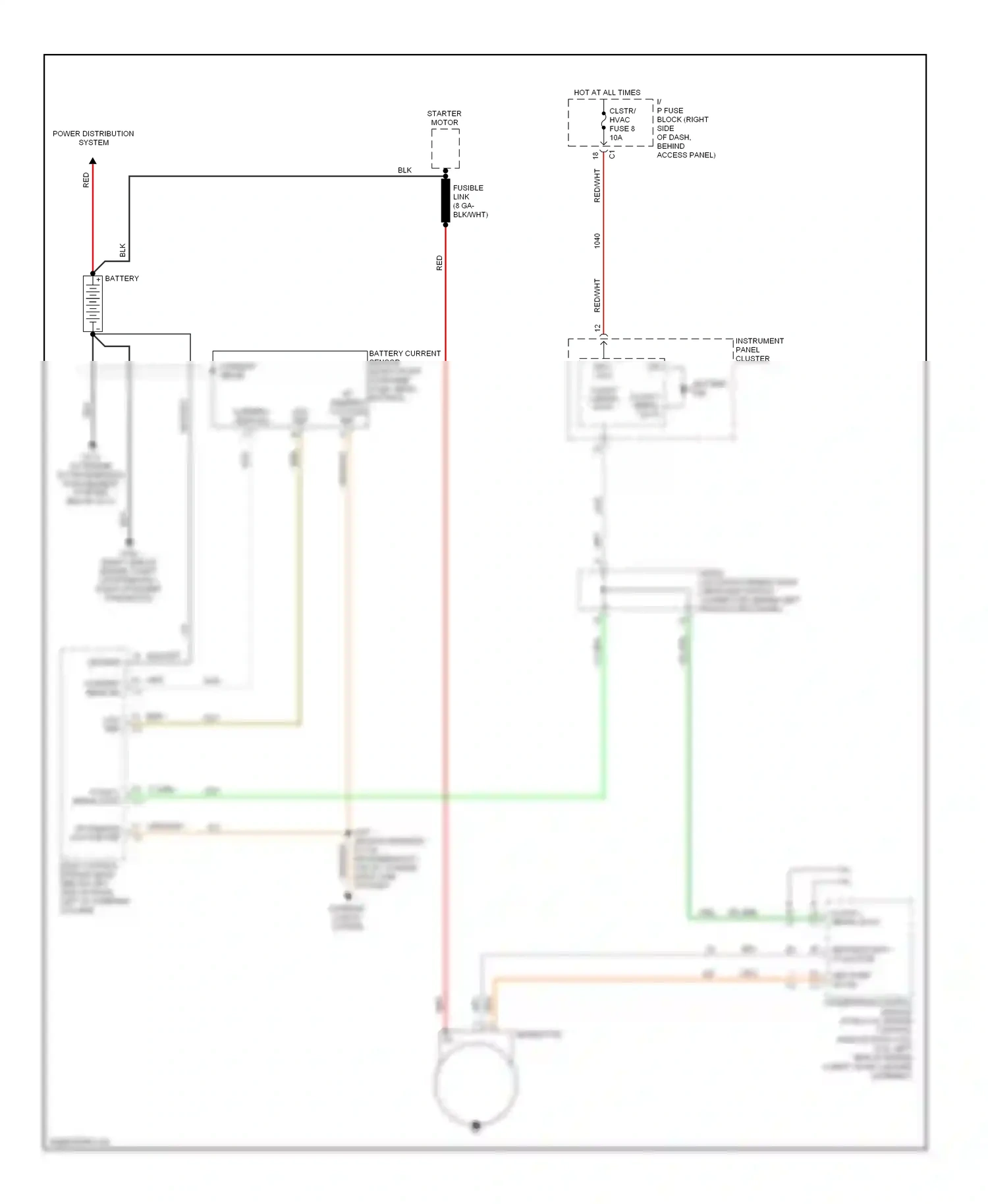 Chevrolet Uplander I (2004-2008) powertrain control module (pcm) (3.5l) engine control wiring diagram  (1 of 1)