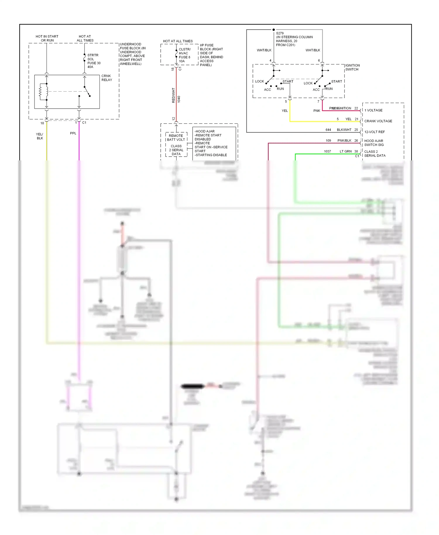 Wiring diagram ppl ppl for Chevrolet Uplander I (2004-2008) (2 of 2)