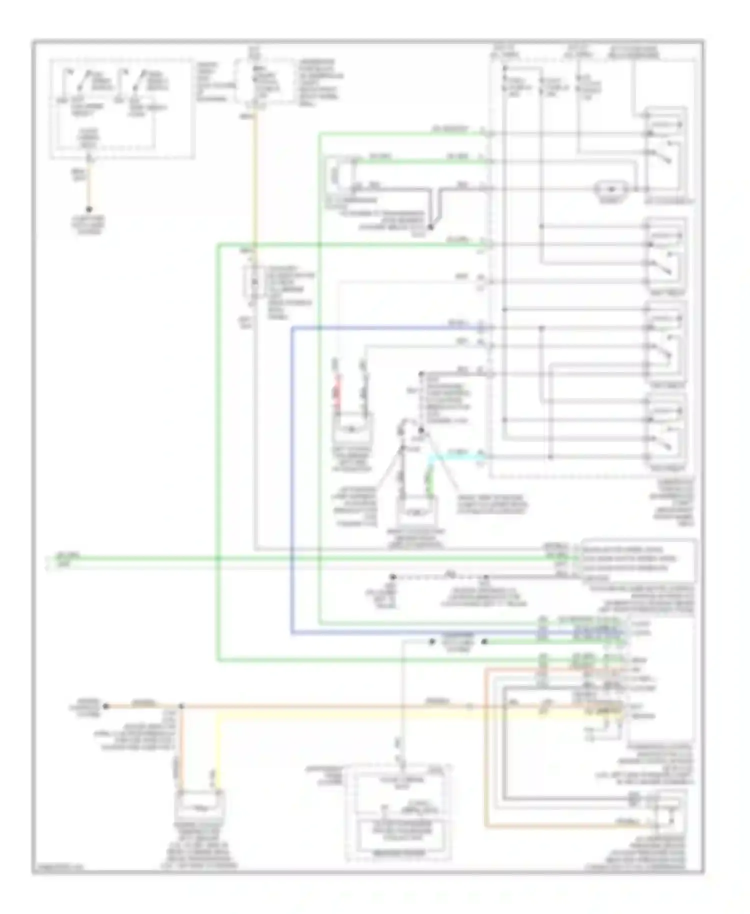 Wiring diagram red for Chevrolet Uplander I (2004-2008) (9 of 45)