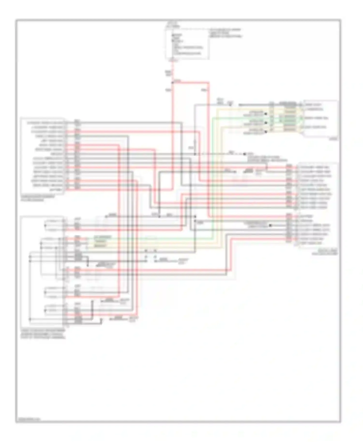Wiring diagram satellite radio circuit for Chevrolet Uplander I (2004-2008) (3 of 3)