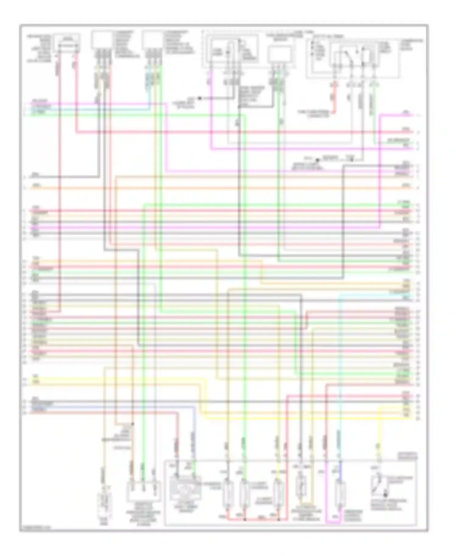 Venture Chevrolet I (1996-2005): Wiring diagram engine performance 3.4l vin e (2 of 4)