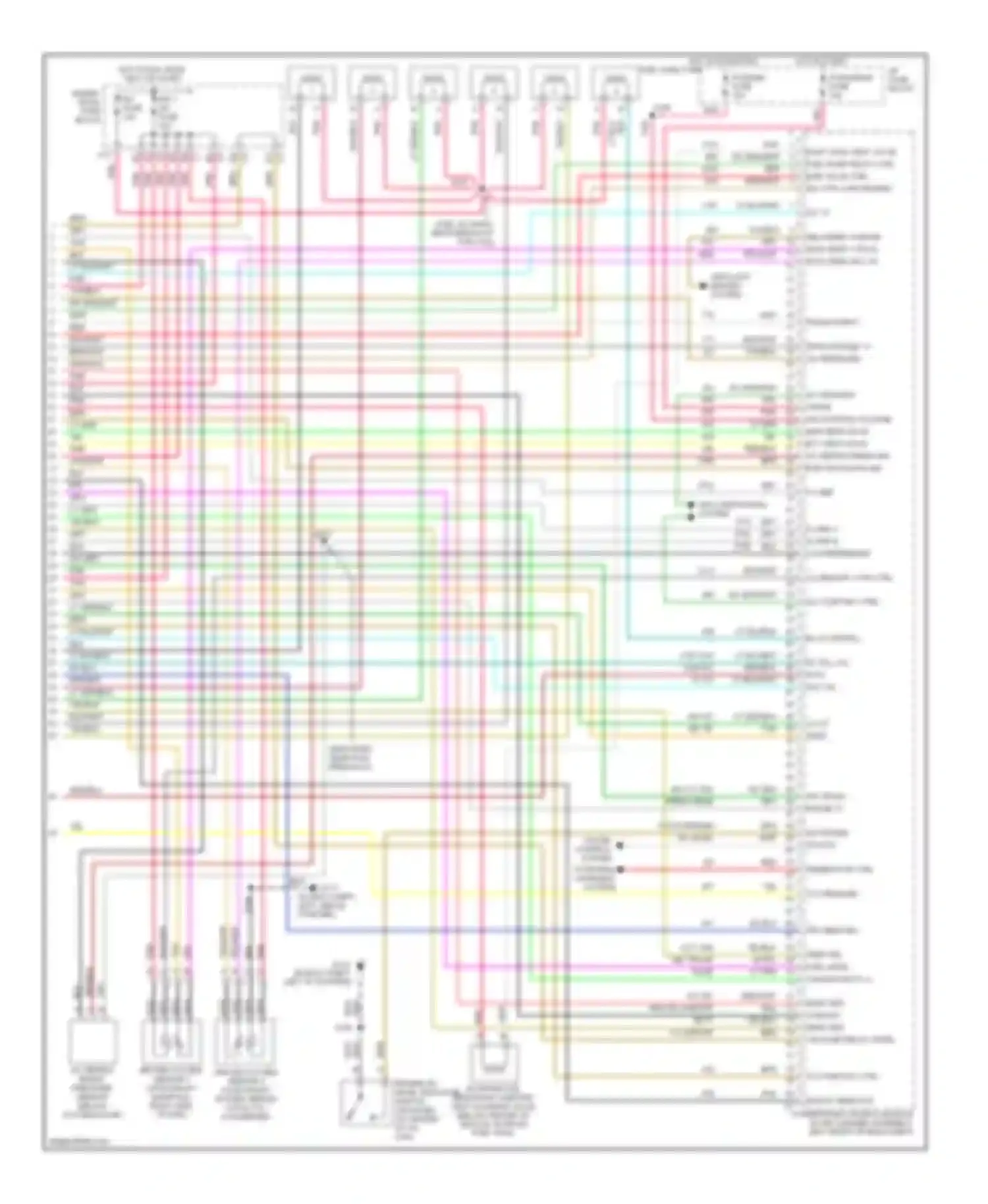 Venture Chevrolet I (1996-2005): Wiring diagram engine performance 3.4l vin e (4 of 4)