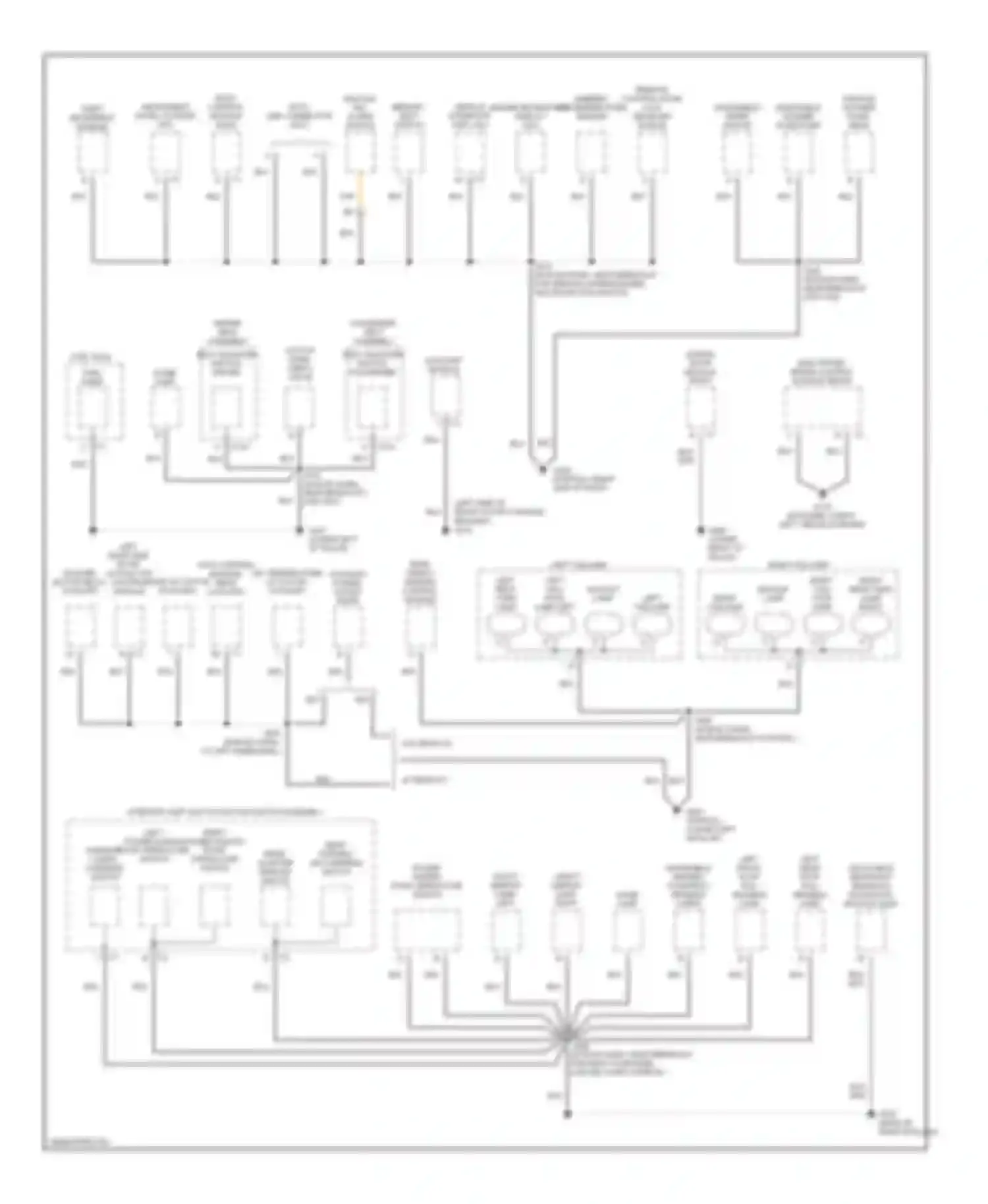 Venture Chevrolet I (1996-2005): Ground distribution circuit (2 of 3)