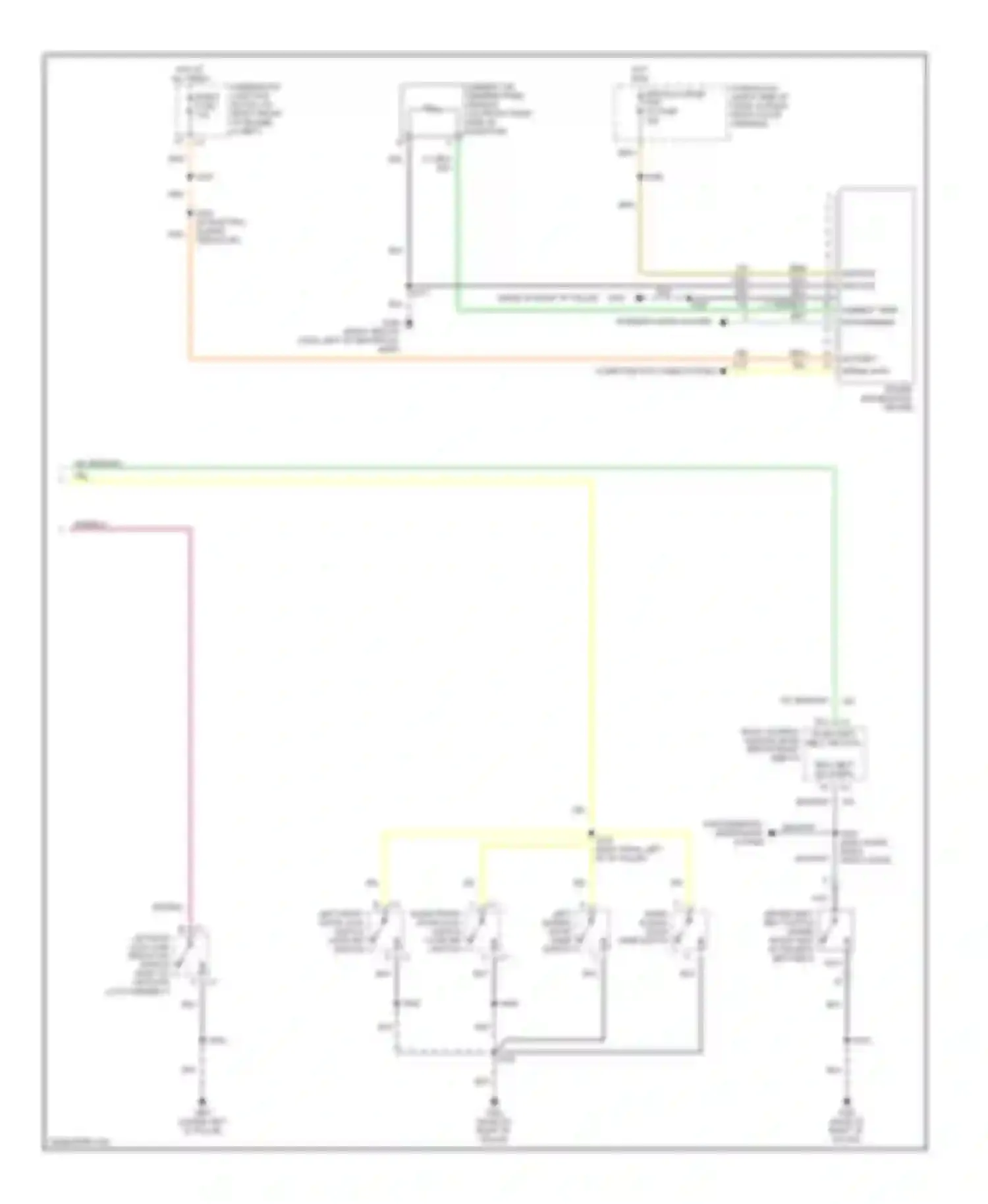 Venture Chevrolet I (1996-2005): Instrument cluster circuit (2 of 2)