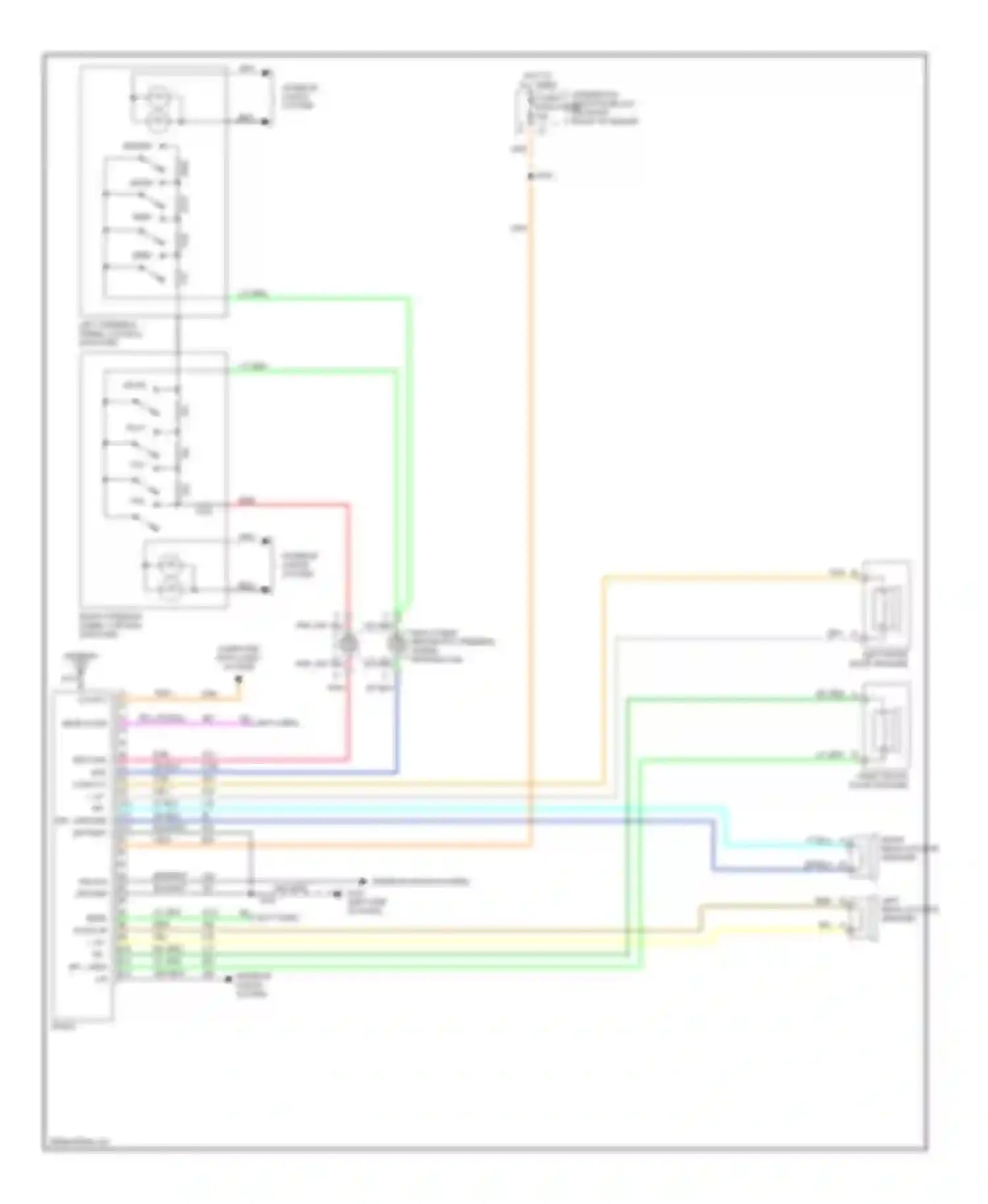 Venture Chevrolet I (1996-2005): Base radio circuit
