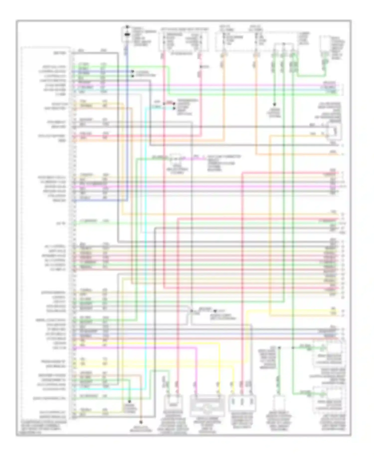 Wiring diagram hot in run, bulb test or start for Chevrolet Venture I (1996-2005) (8 of 19)