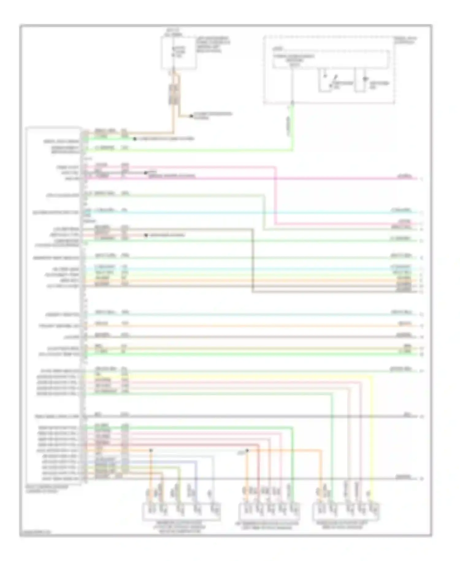 Volt Chevrolet I (2010-2015): Automatic a/c circuit (1 of 4)