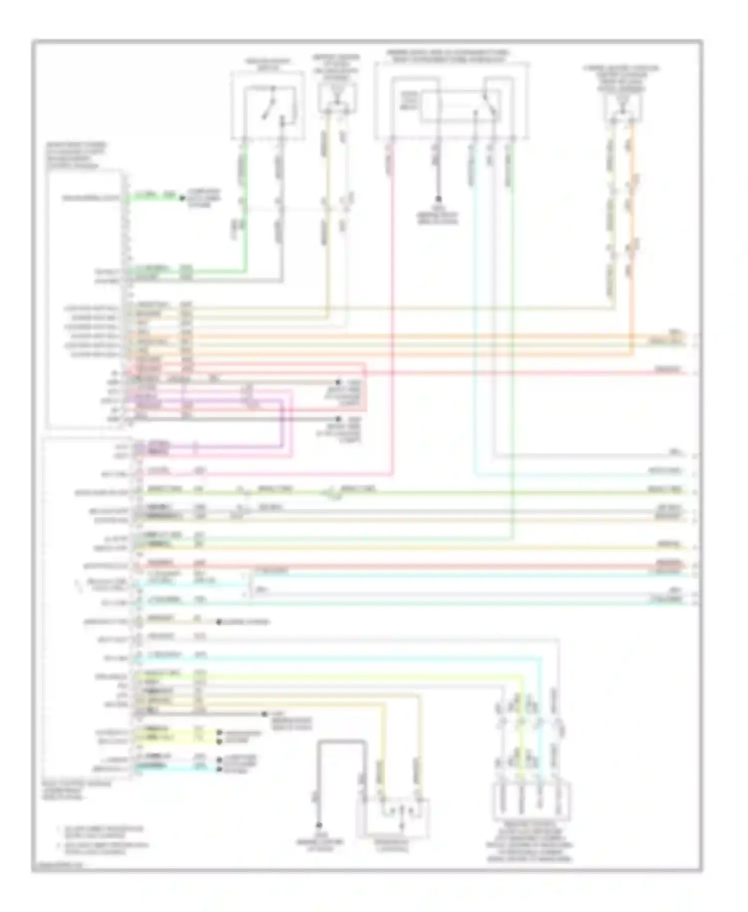 Volt Chevrolet I (2010-2015): Forced entry circuit, with passive keyless entry (1 of 4)