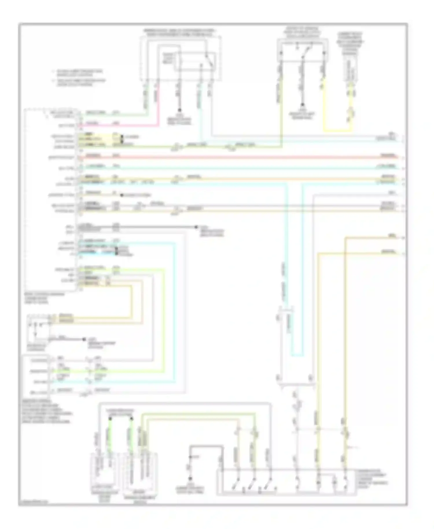 Volt Chevrolet I (2010-2015): Forced entry circuit, without passive keyless entry (1 of 2)