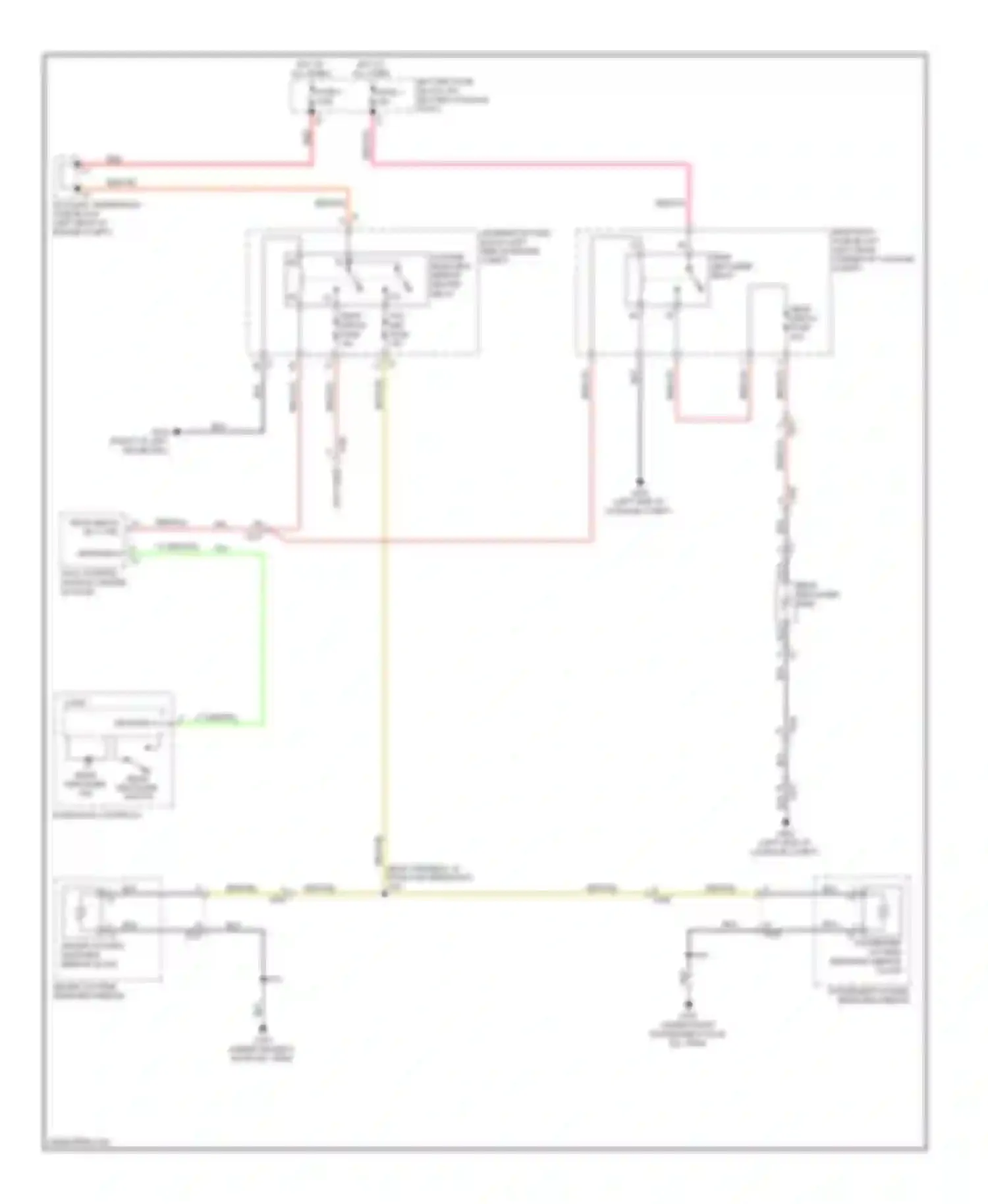 Volt Chevrolet I (2010-2015): Defoggers circuit
