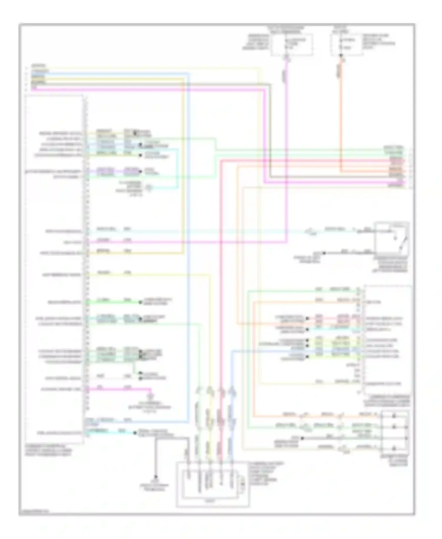 Volt Chevrolet I (2010-2015): Wiring diagram engine performance 1.4l vin 4, hybrid system circuit (4 of 13)