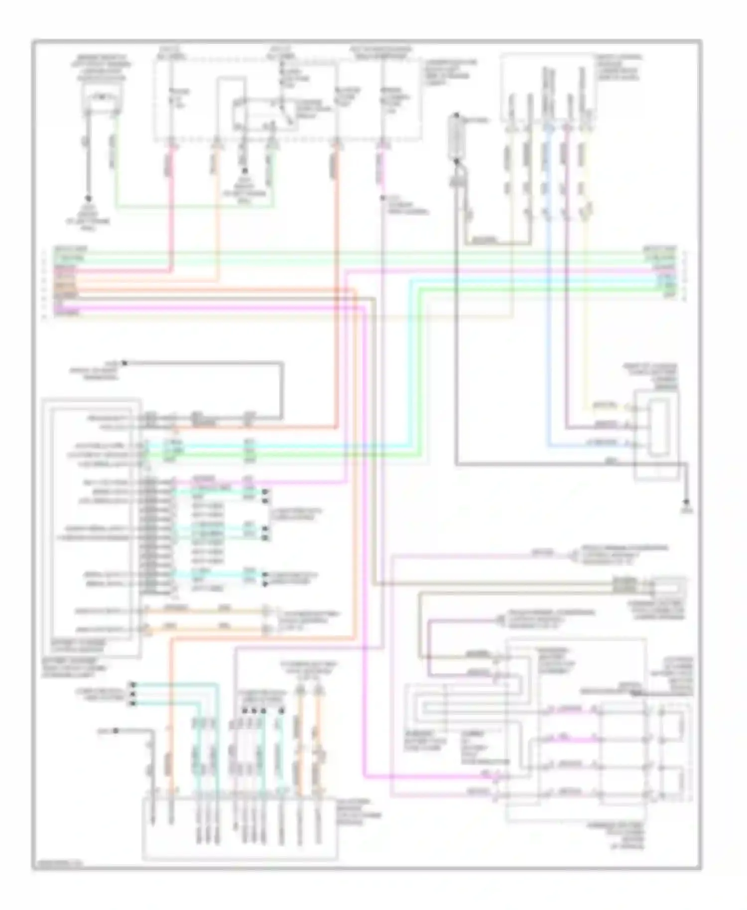 Volt Chevrolet I (2010-2015): Wiring diagram engine performance 1.4l vin 4, hybrid system circuit (5 of 13)