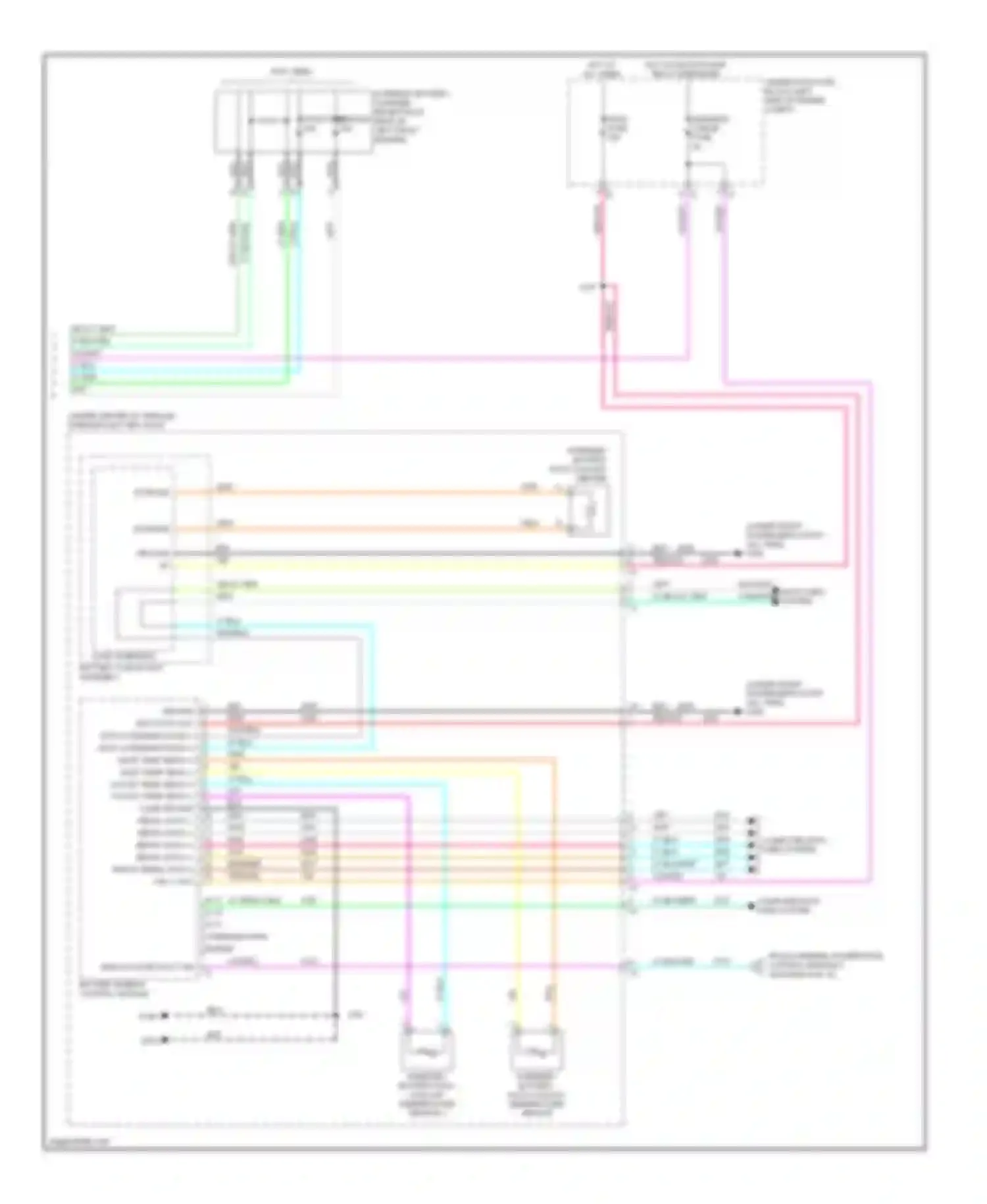 Volt Chevrolet I (2010-2015): Wiring diagram engine performance 1.4l vin 4, hybrid system circuit (6 of 13)