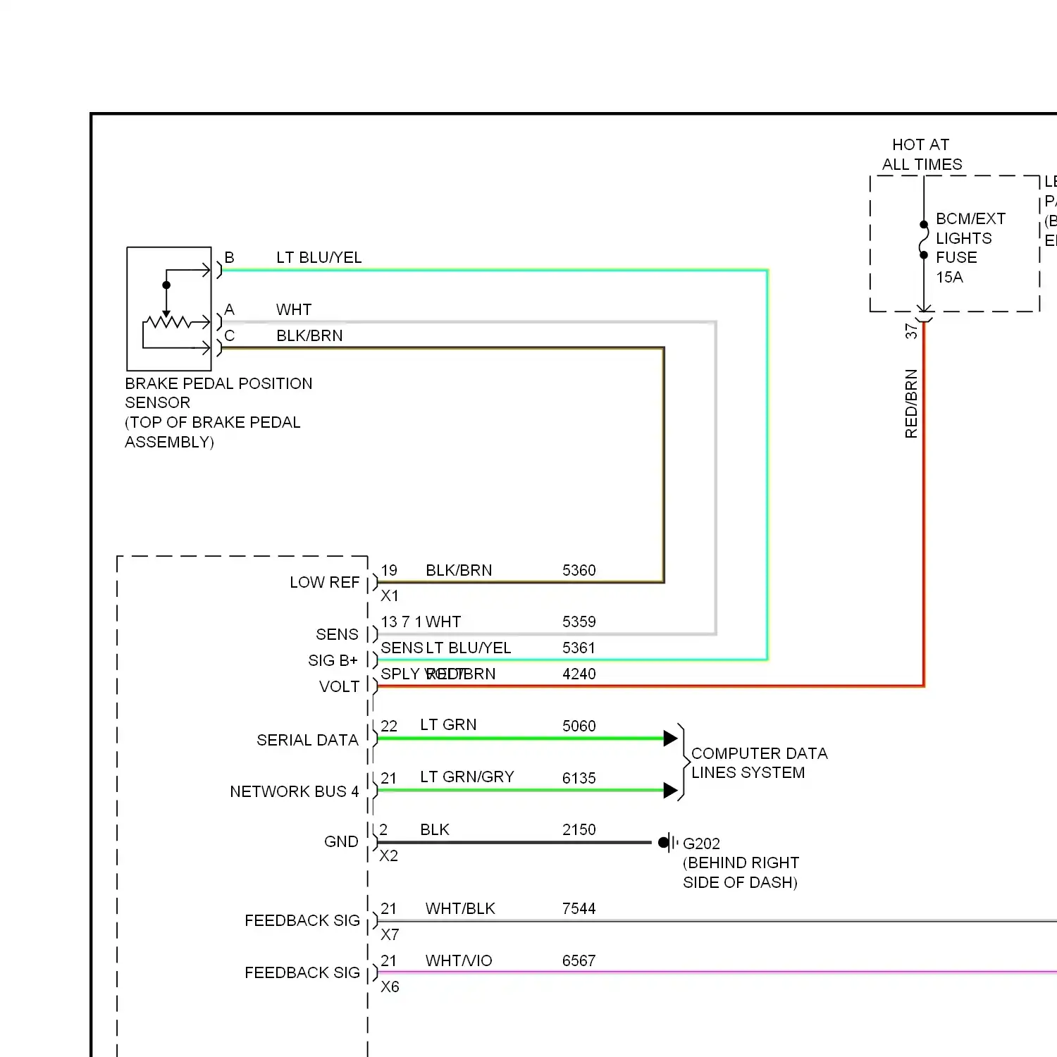 demo - Exterior lamps circuit (1 of 2) Exterior lamps circuit (1 of 2)