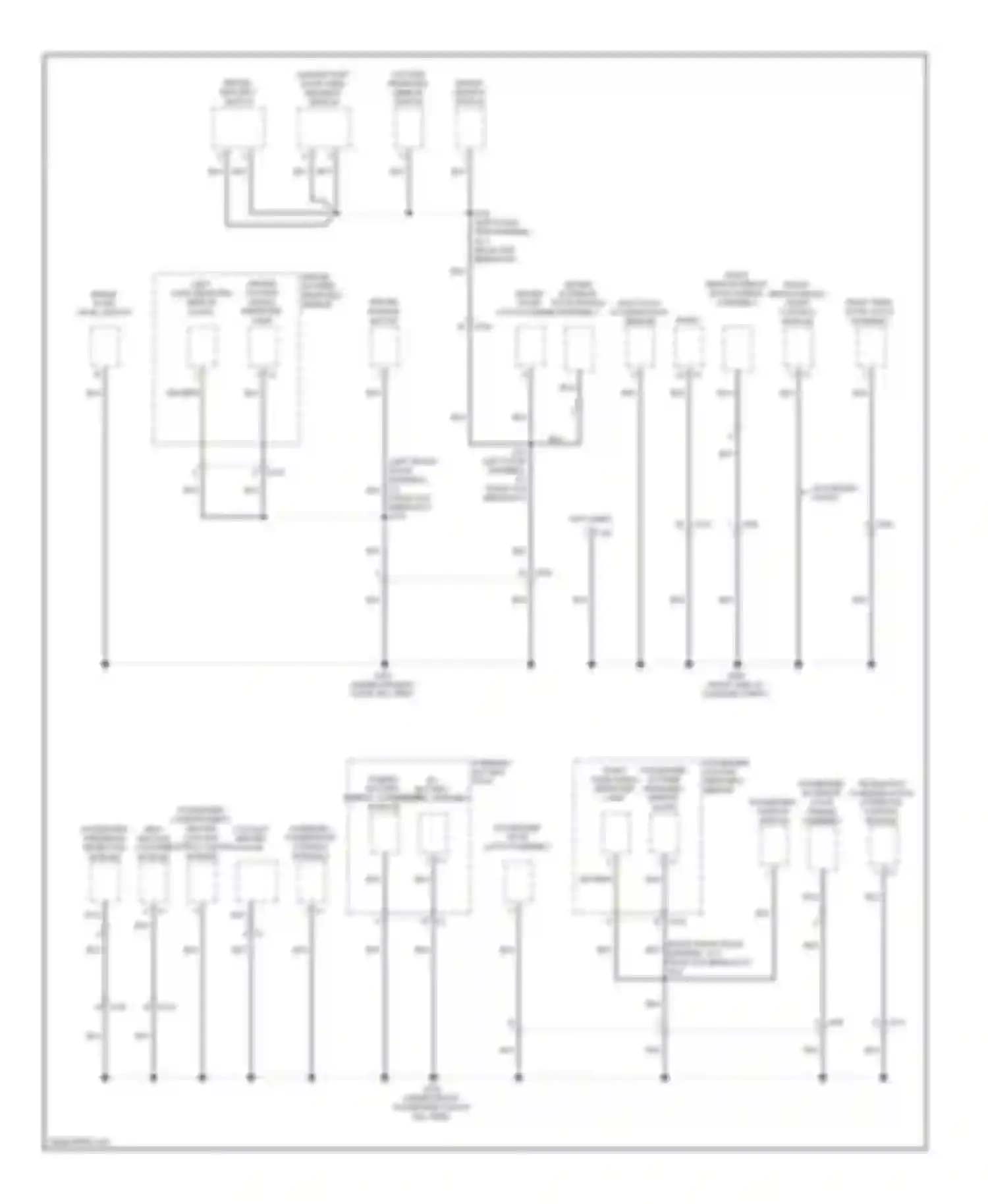 Volt Chevrolet I (2010-2015): Ground distribution circuit (3 of 4)