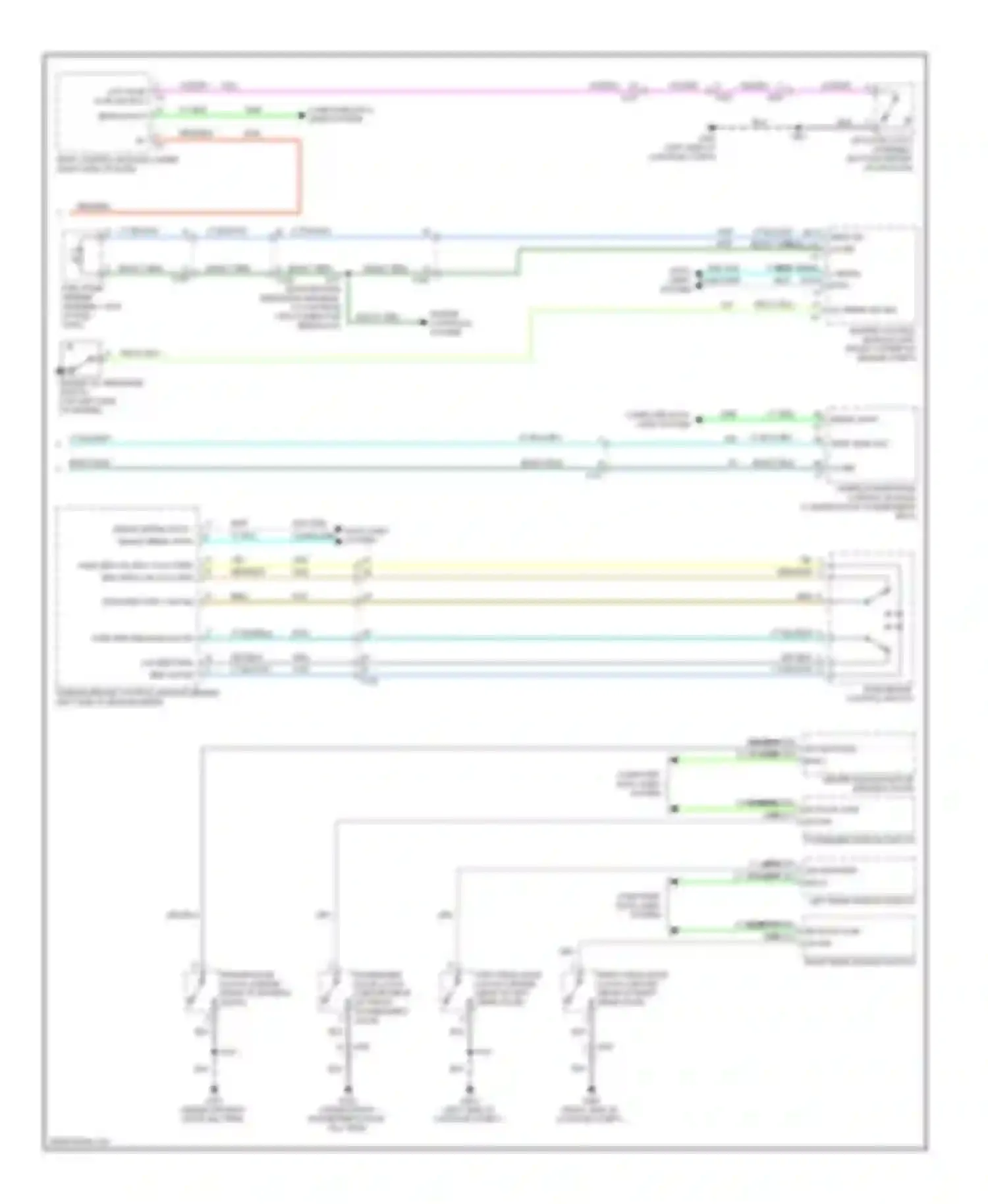 Volt Chevrolet I (2010-2015): Instrument cluster circuit (2 of 2)