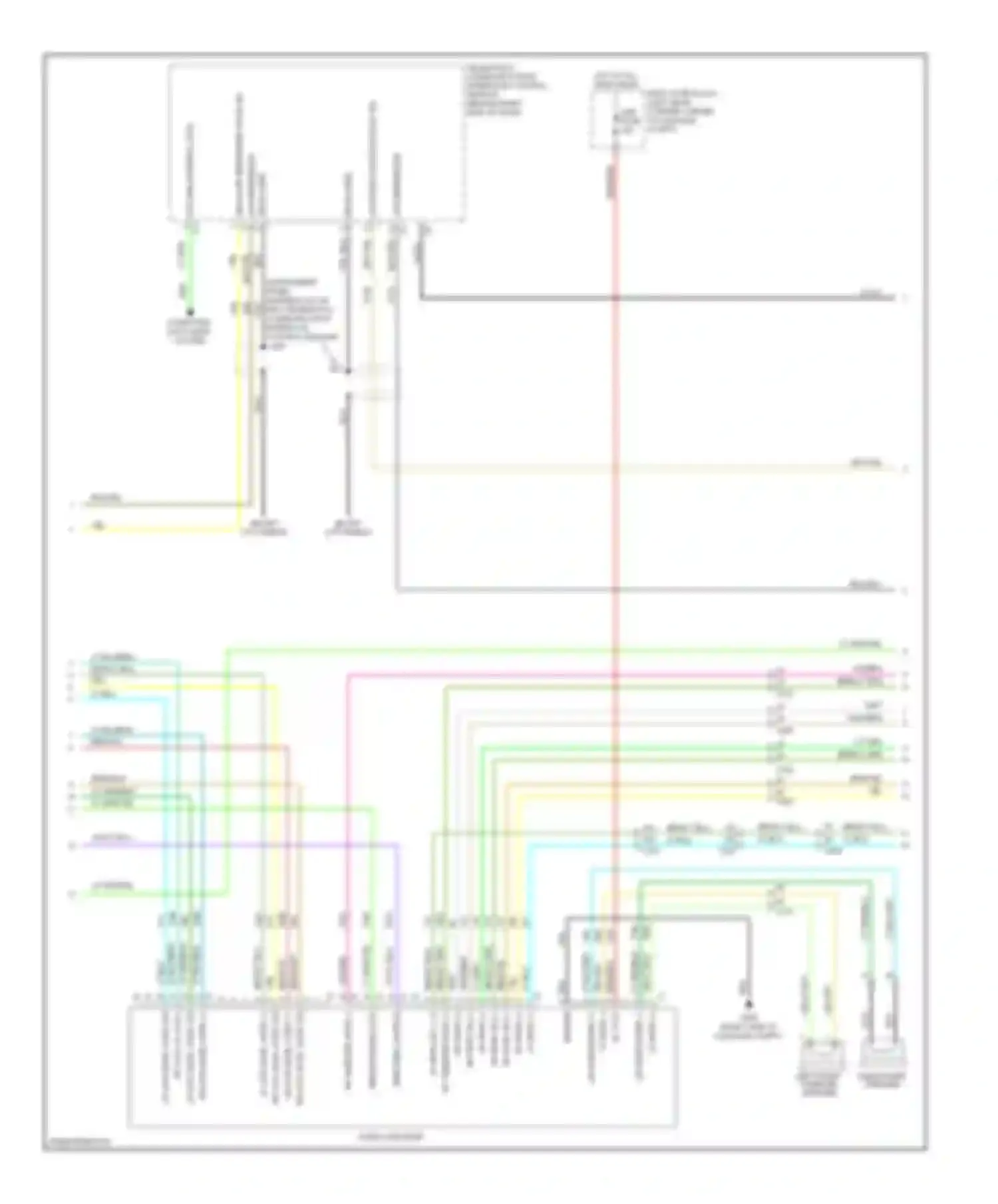 Volt Chevrolet I (2010-2015): Navigation circuit, with amplifier (2 of 3)