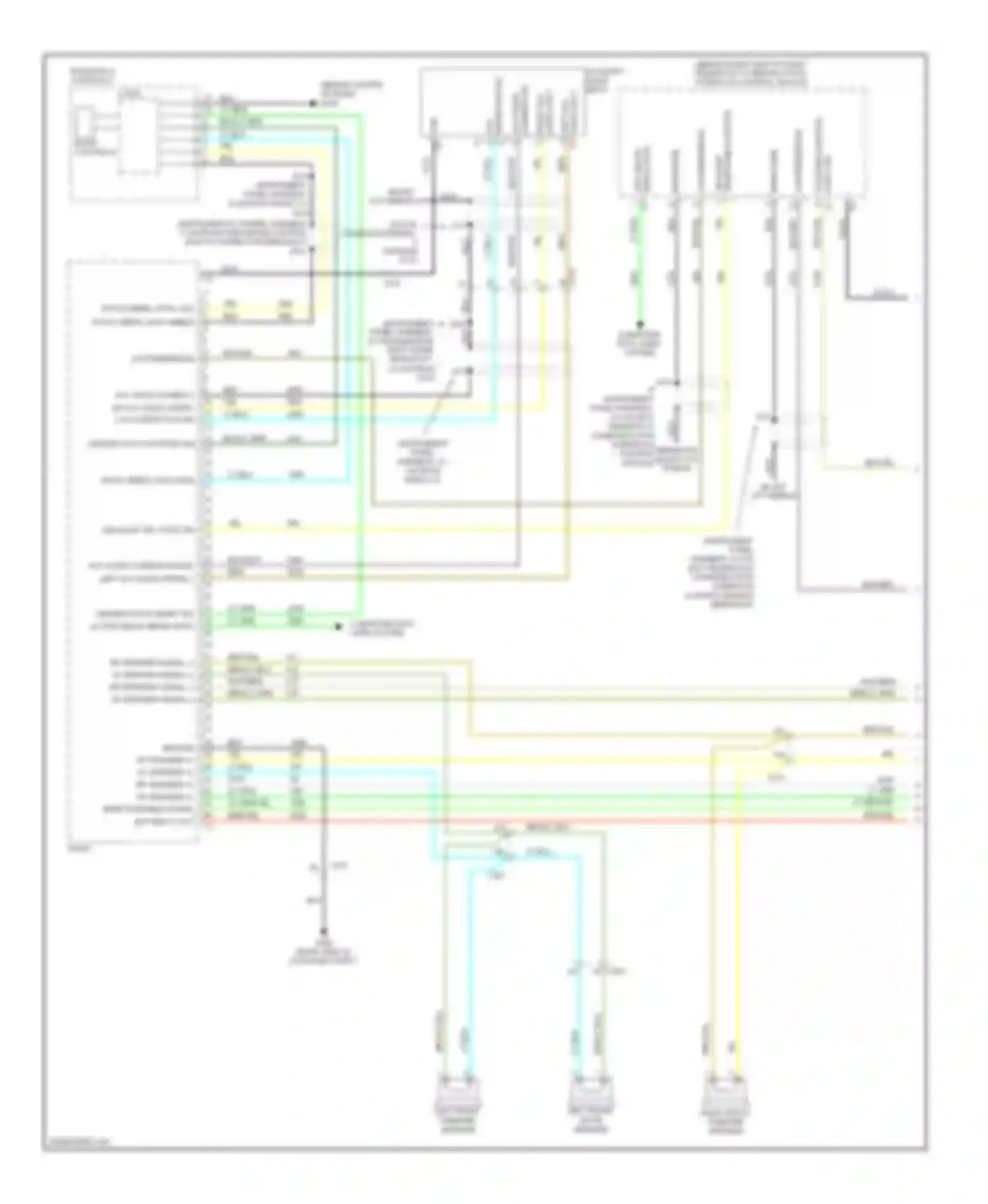 Volt Chevrolet I (2010-2015): Navigation circuit, without amplifier (1 of 2)